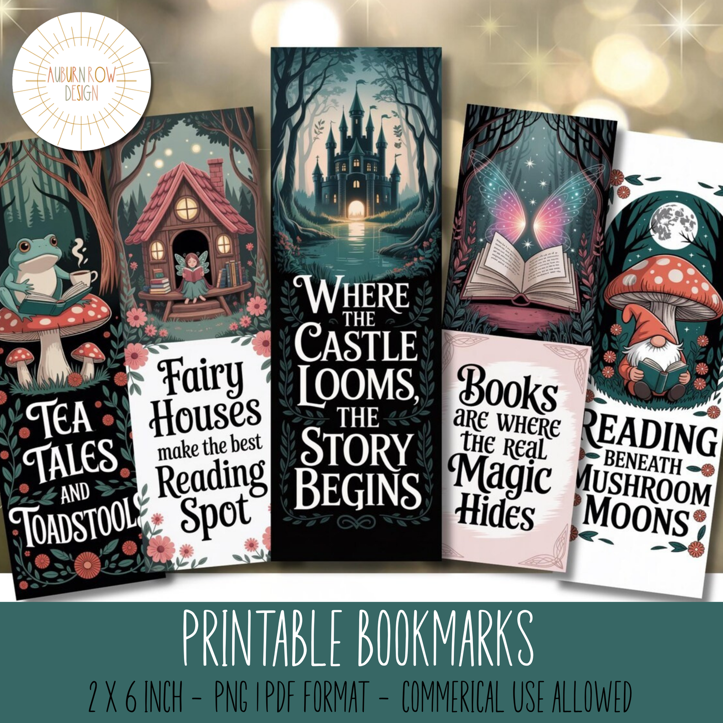 Printable Fantasy Bookmarks