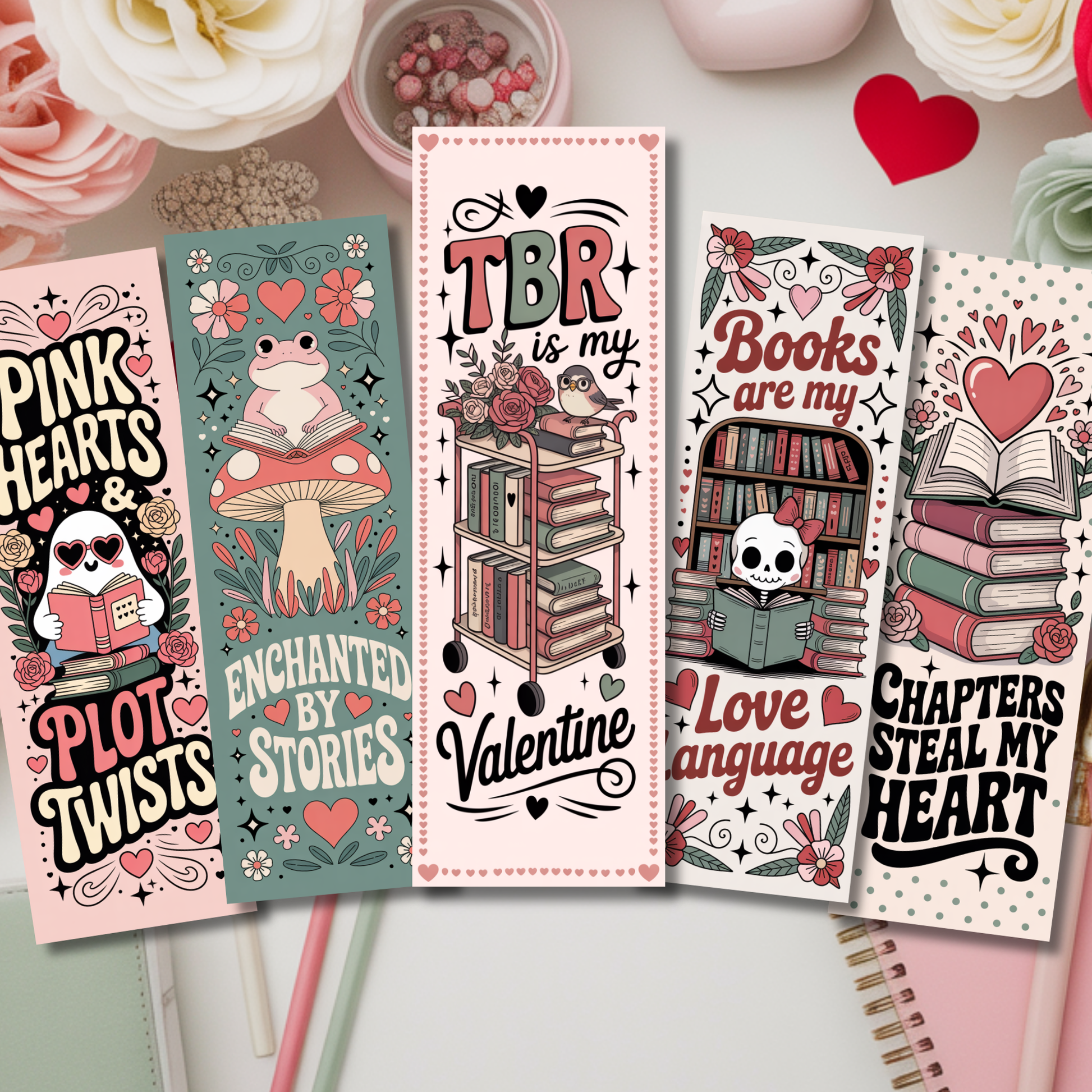 Valentines Bookmarks