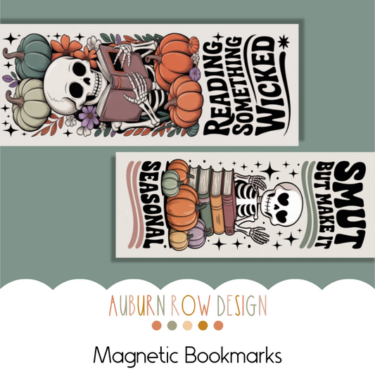 Smut Halloween Magnetic Bookmark Set