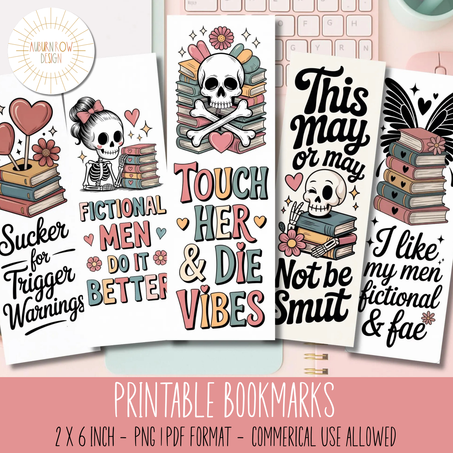 Printable Smut Bookmarks