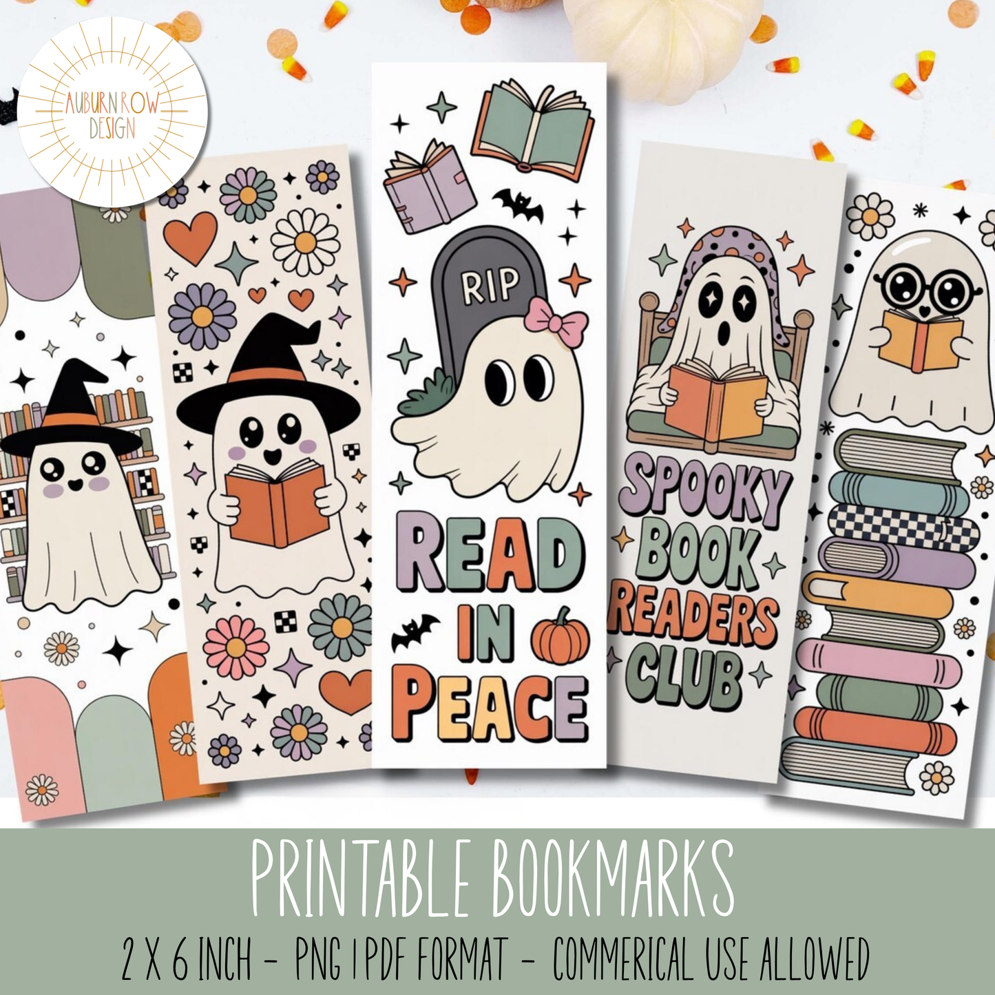 printable halloween bookmarks