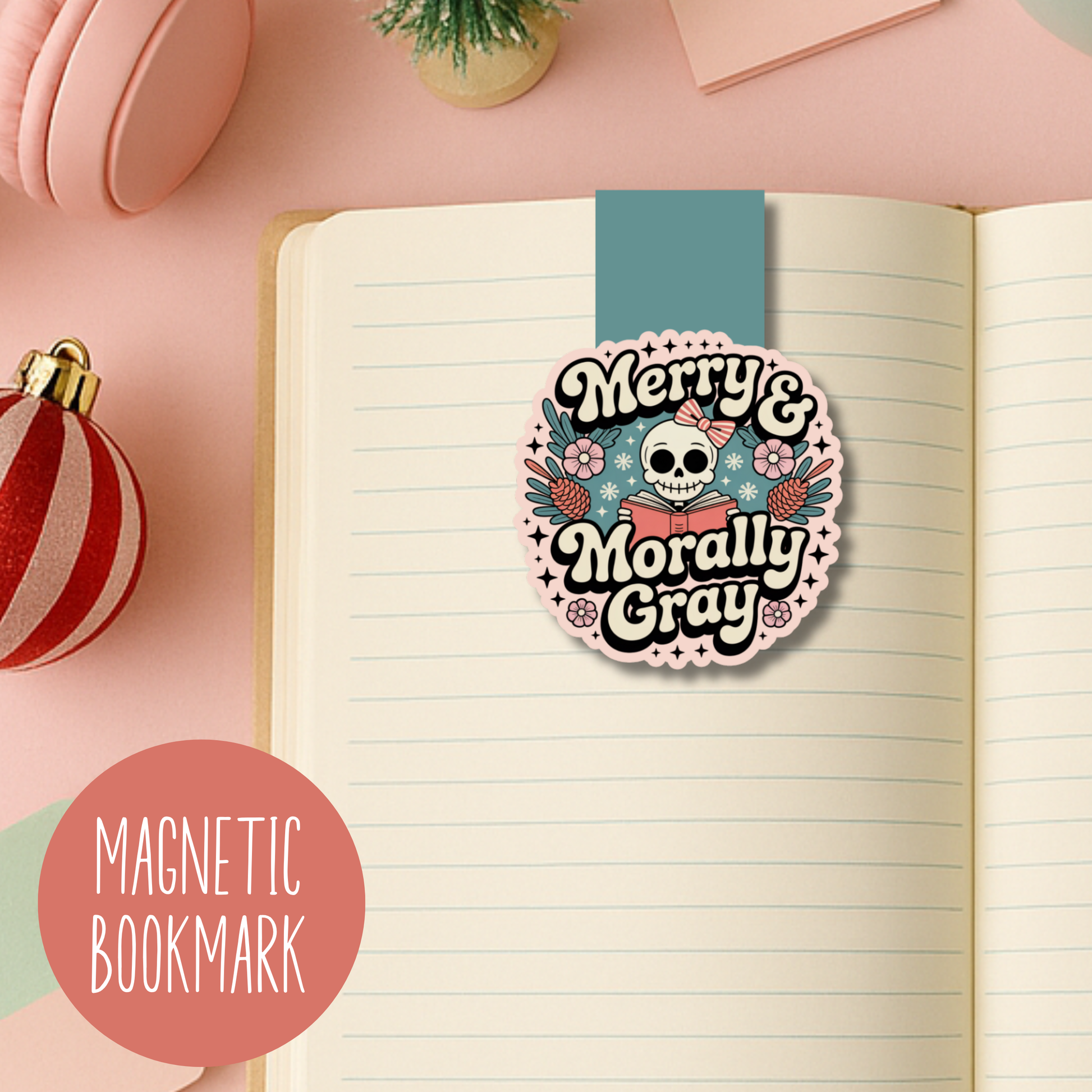 Christmas Magnetic Bookmark