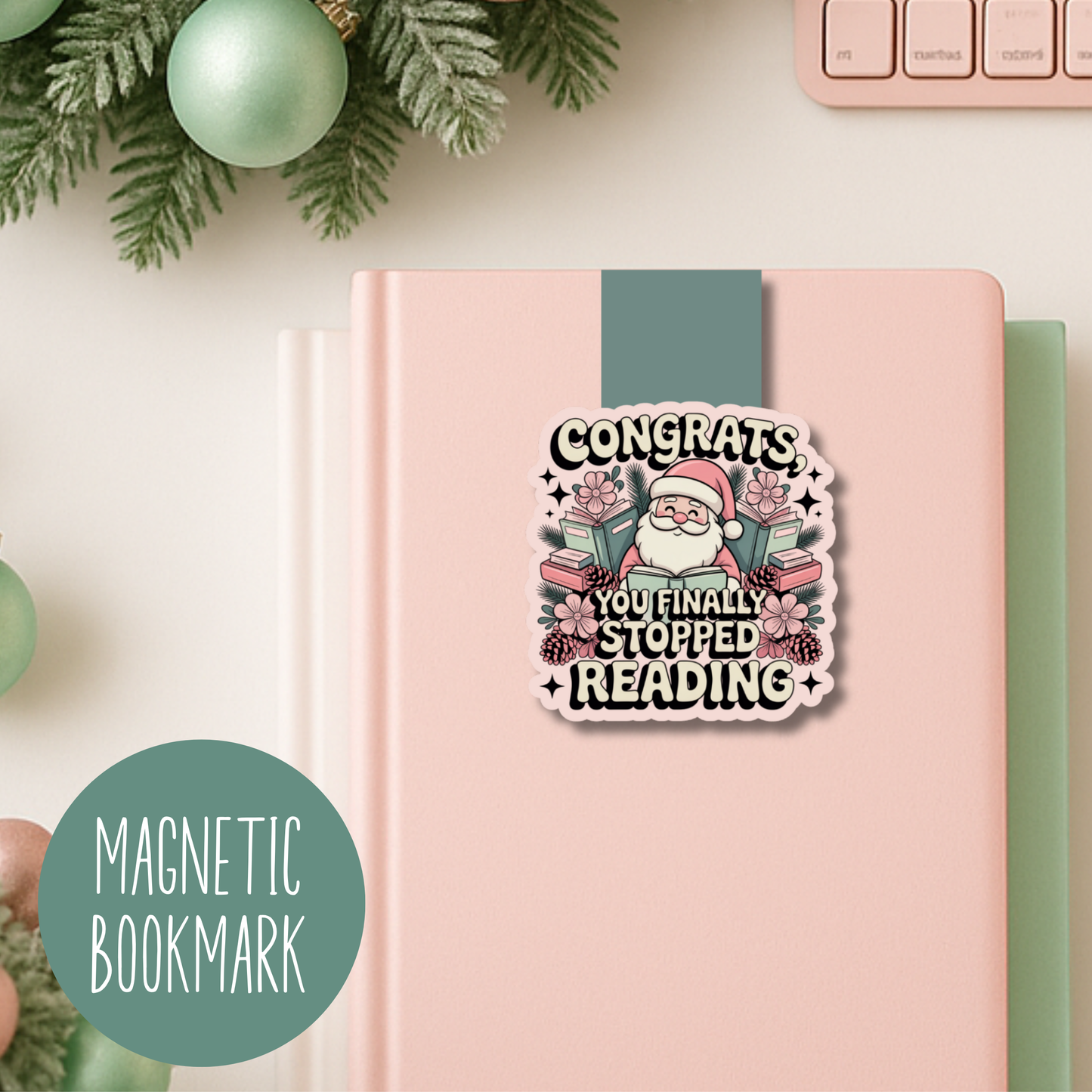 Santa Magnetic Bookmark