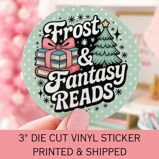 Christmas Bookish Sticker