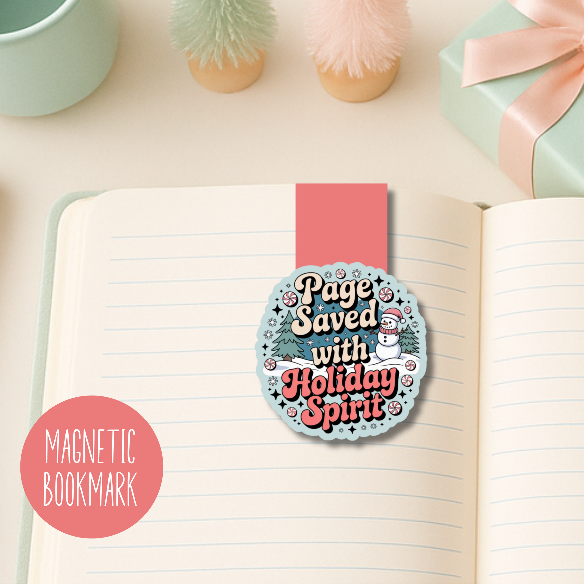 Christmas Magnetic Bookmark