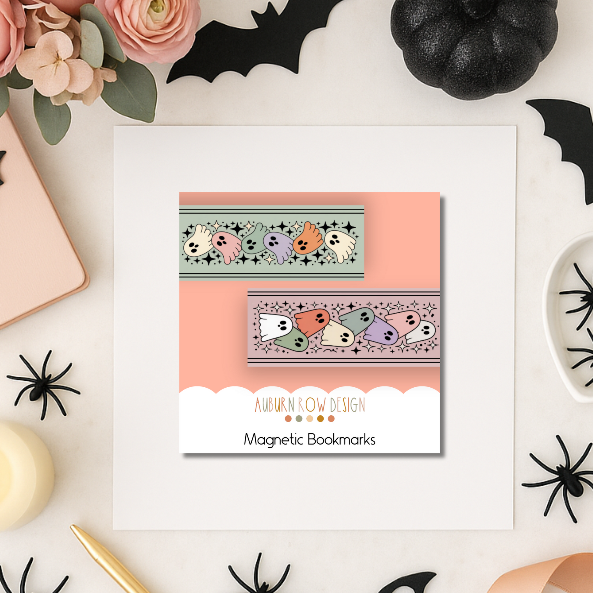 Ghost Magnetic Bookmarks