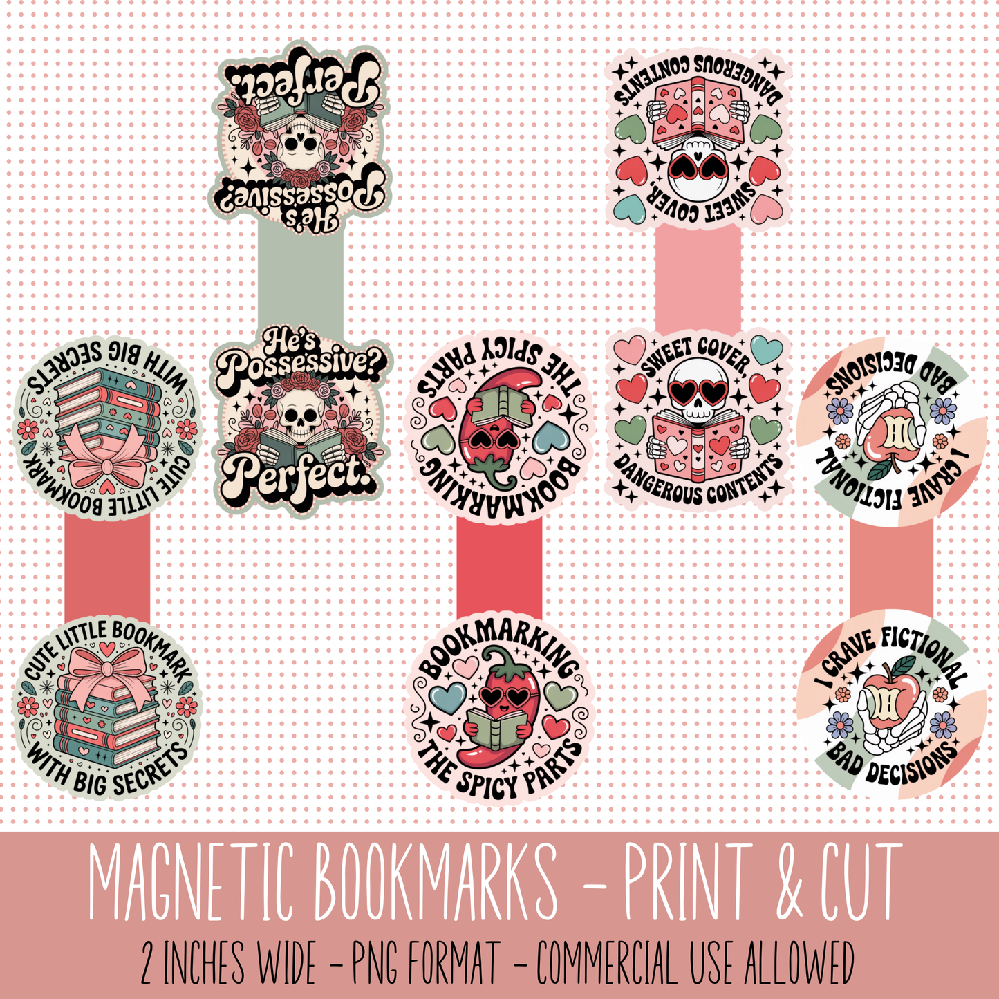 Magnetic Bookmark PNG