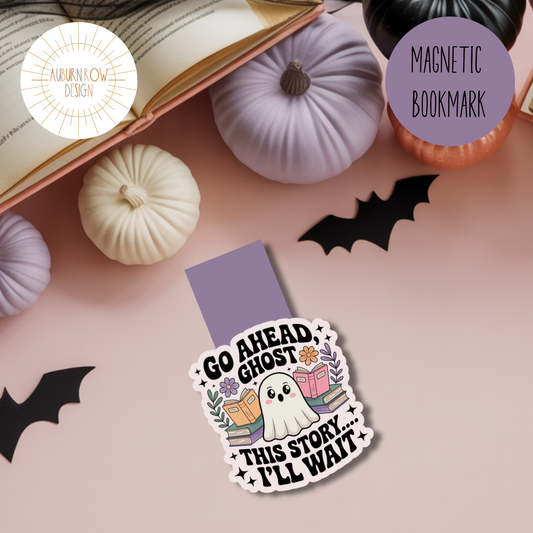 Ghost Magnetic Bookmark