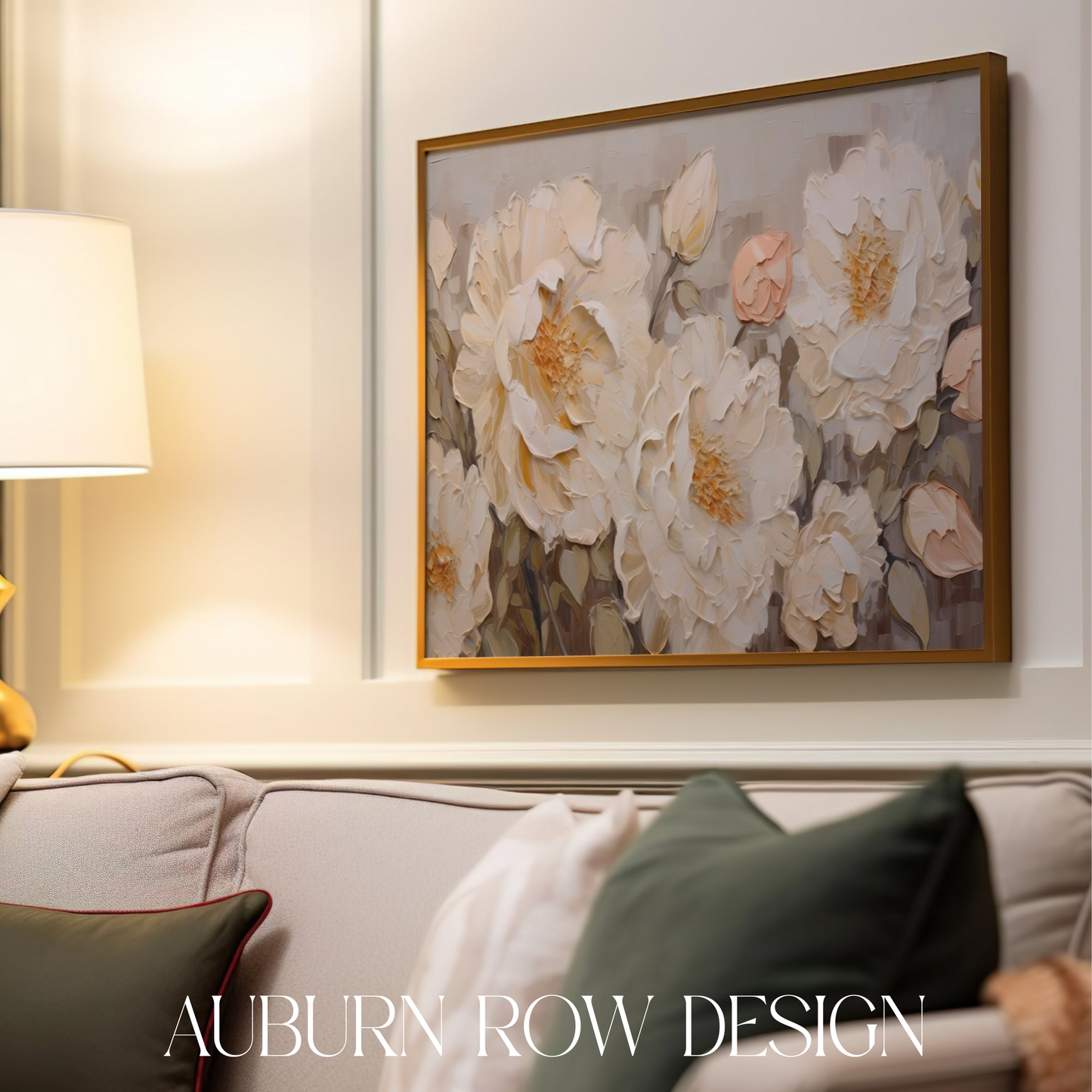 Gardenia Floral Wall Art Print