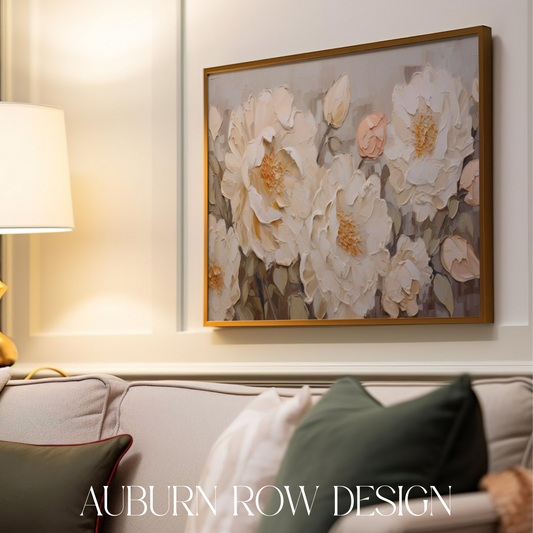 Gardenia Floral Wall Art Print