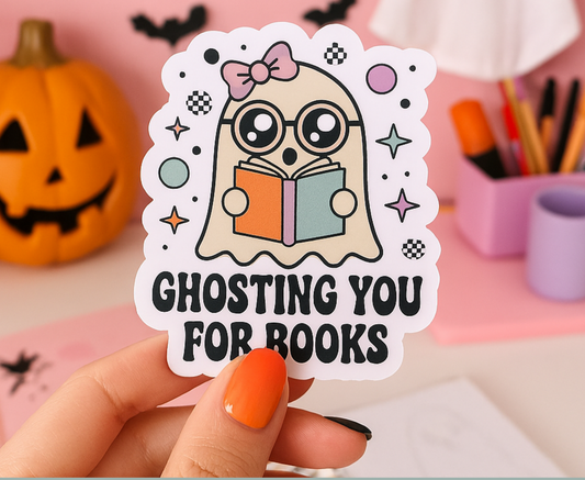 Halloween Bookish Sticker