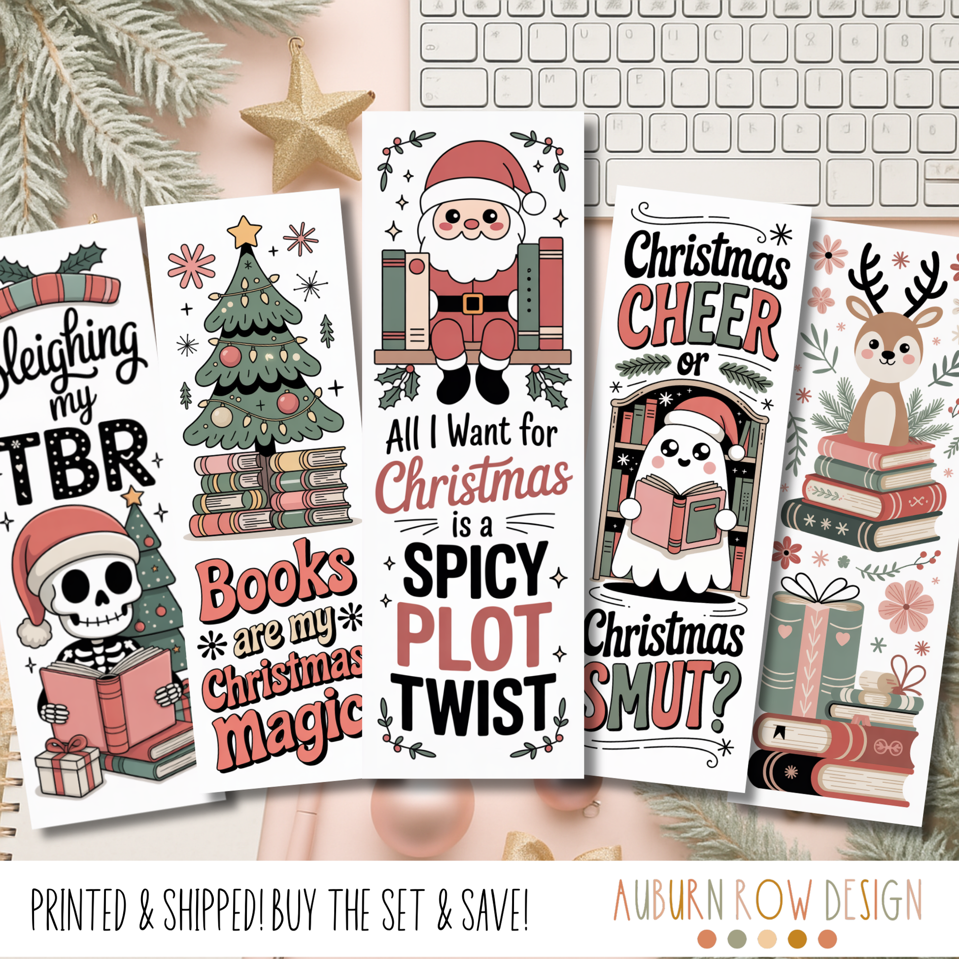 Smut Christmas Bookmarks