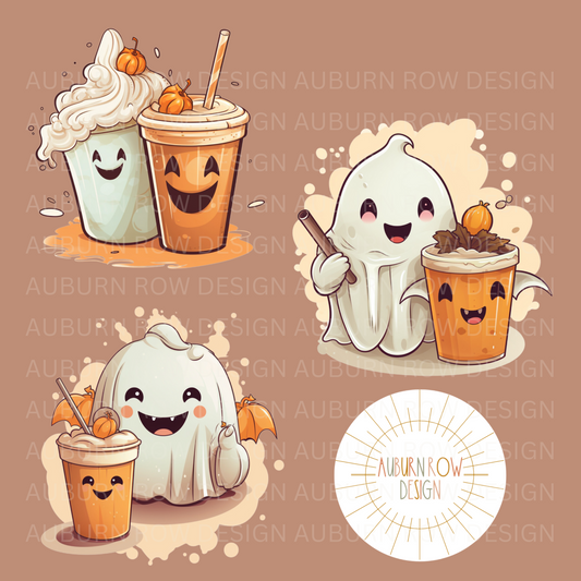 Retro Ghost Clipart
