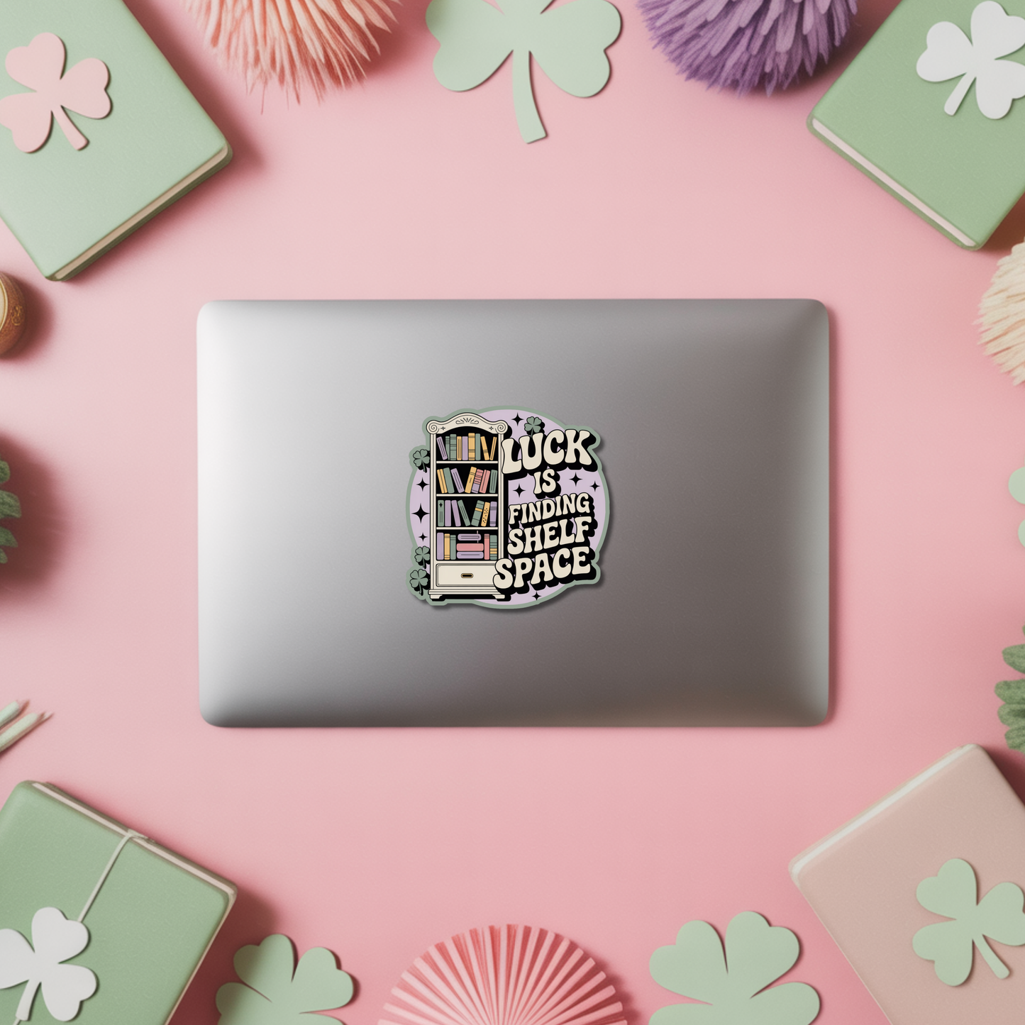 St Patricks Day Bookish Sticker