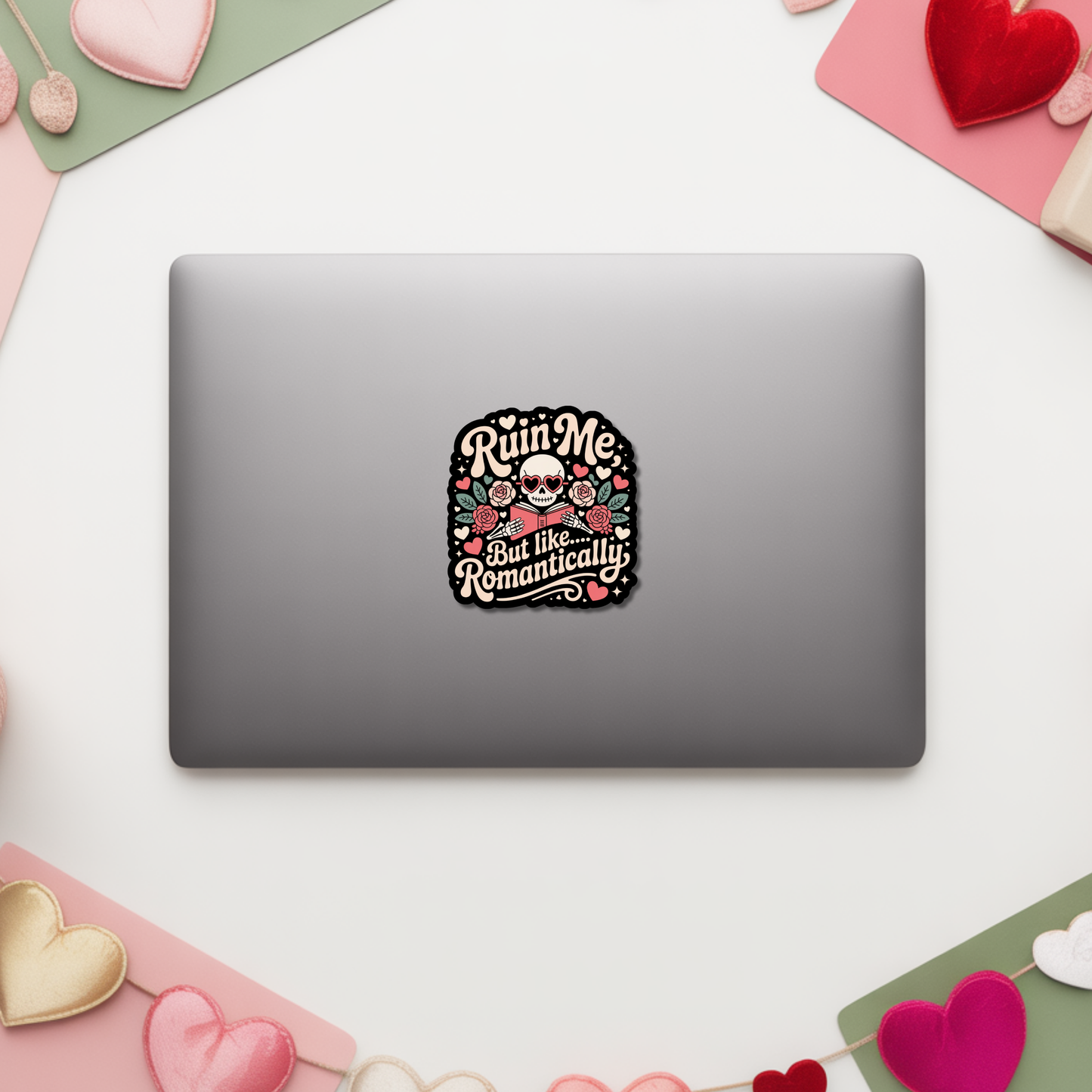 Valentines Day Bookish Sticker