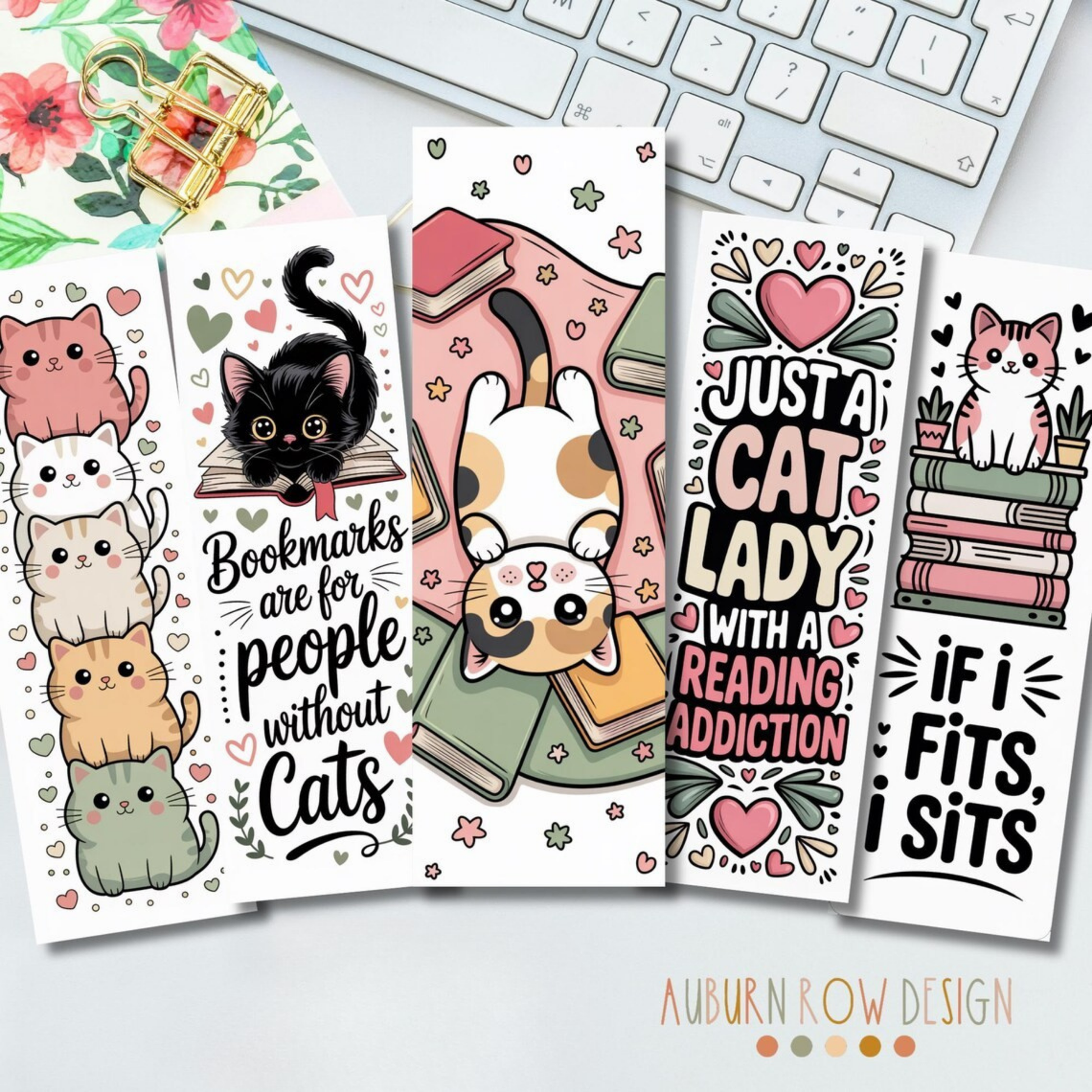 Printable Cat Bookmarks