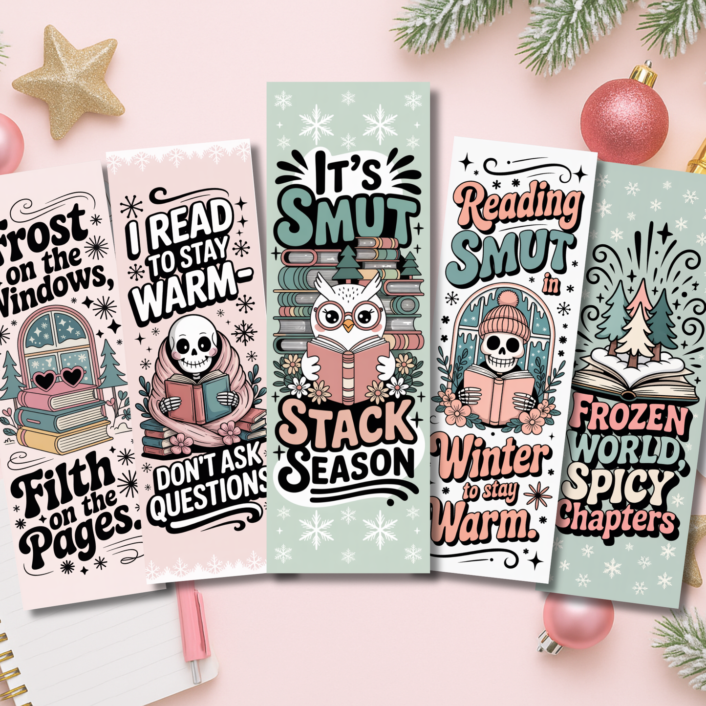 Winter Smut Bookmarks