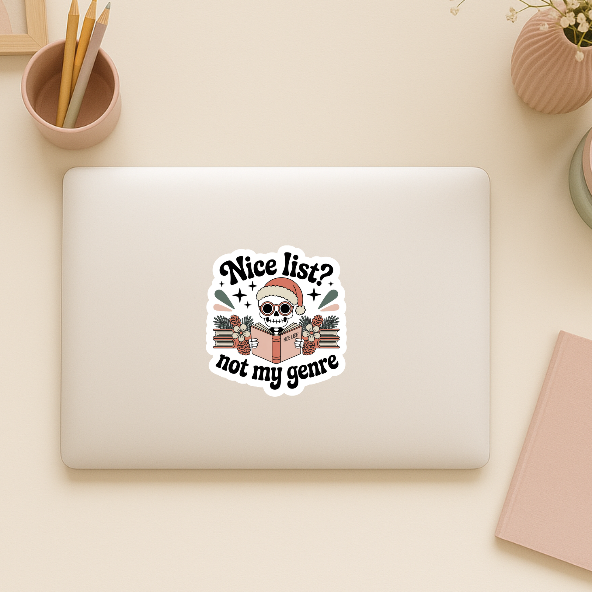 Bookish Christmas Stickers