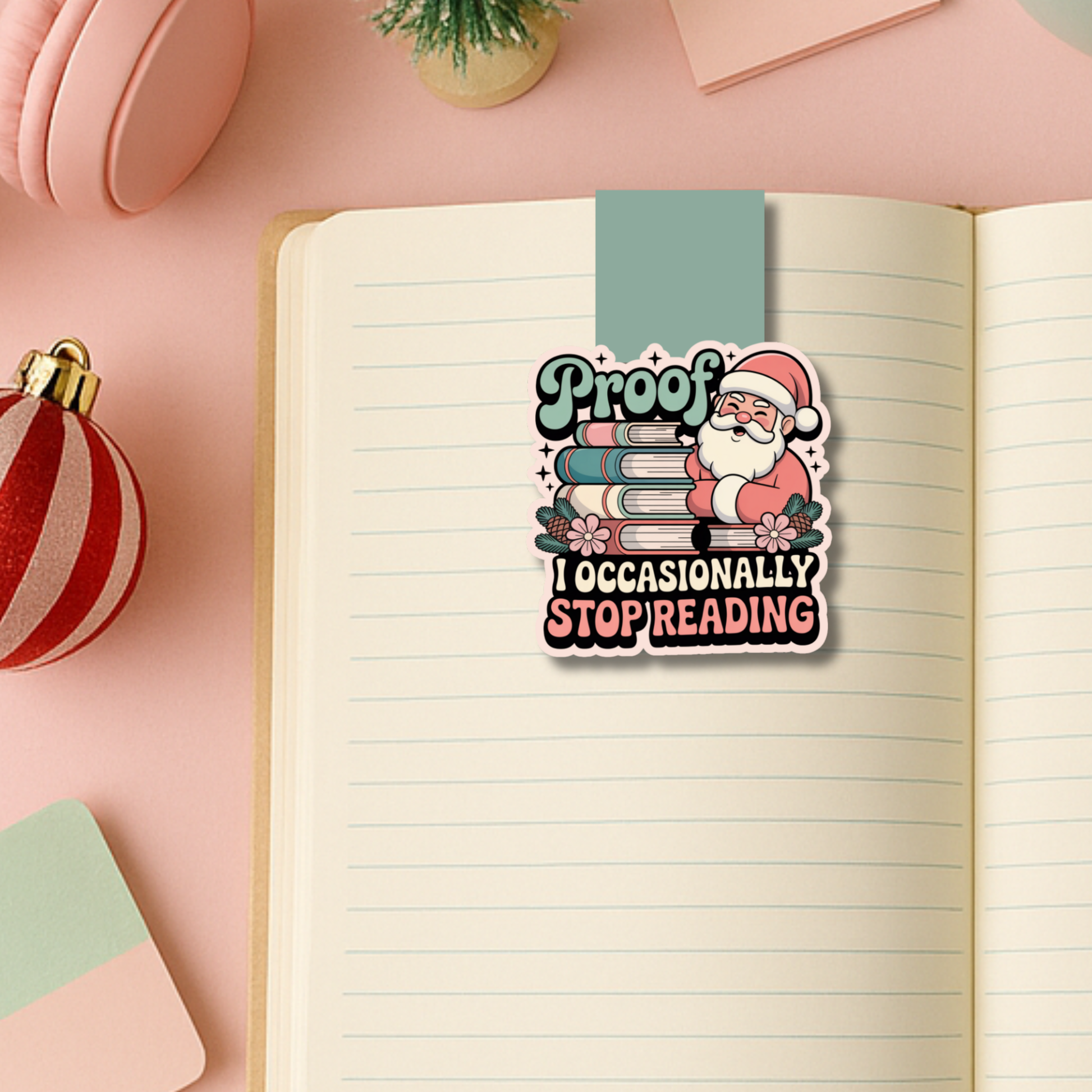 Christmas Magnetic Bookmark