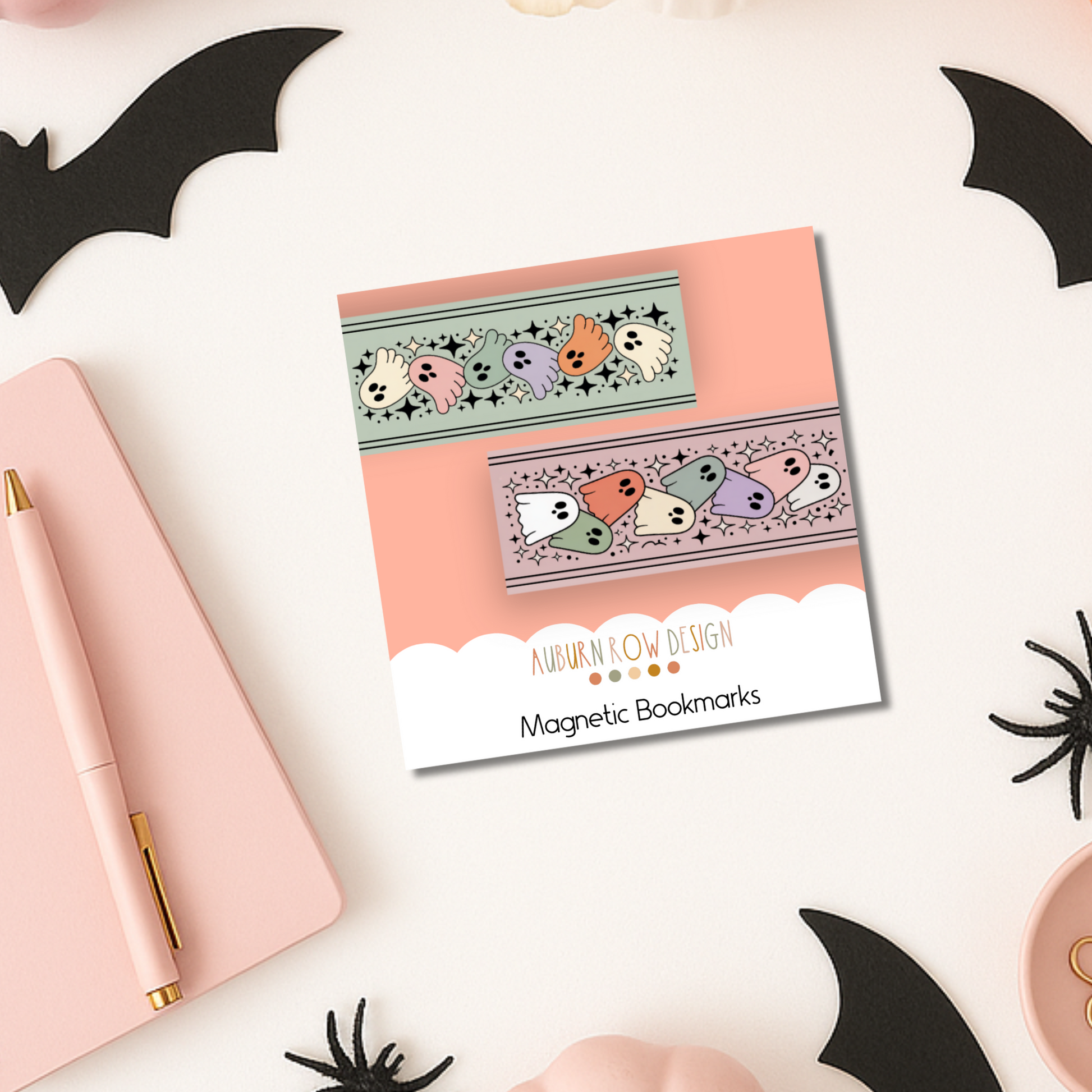 Ghost Magnetic Bookmarks