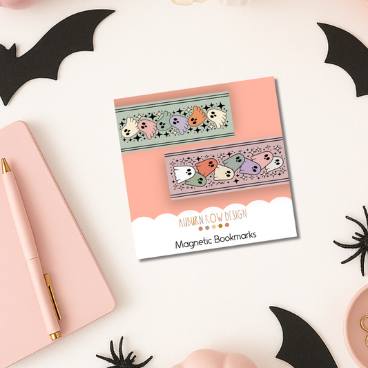 Ghost Magnetic Bookmarks