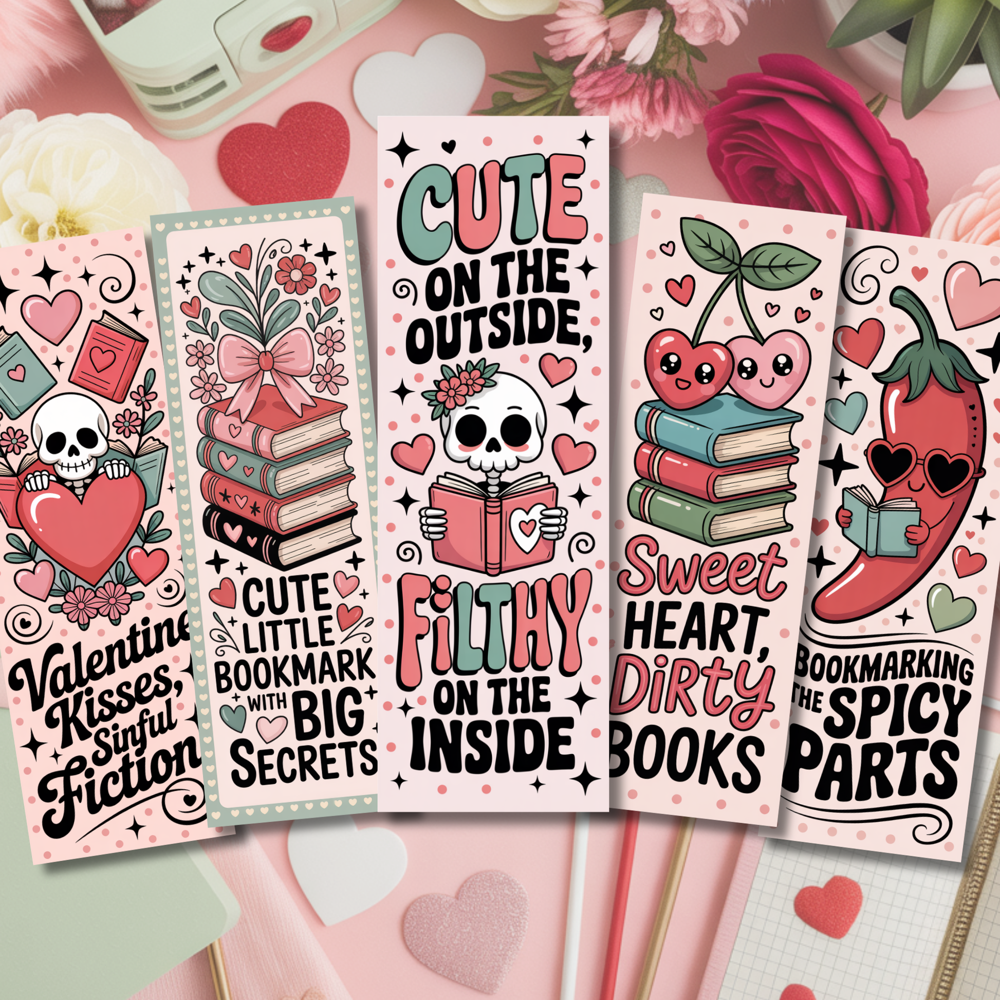 Valentines Day Smut Bookmarks