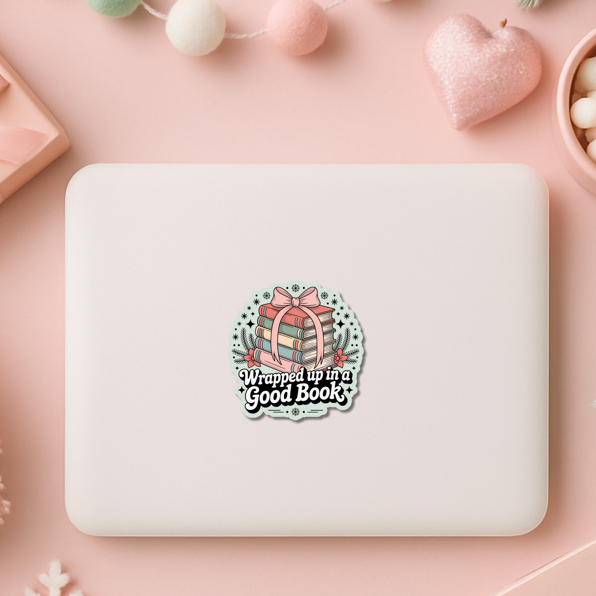 Bookish Christmas Stickers