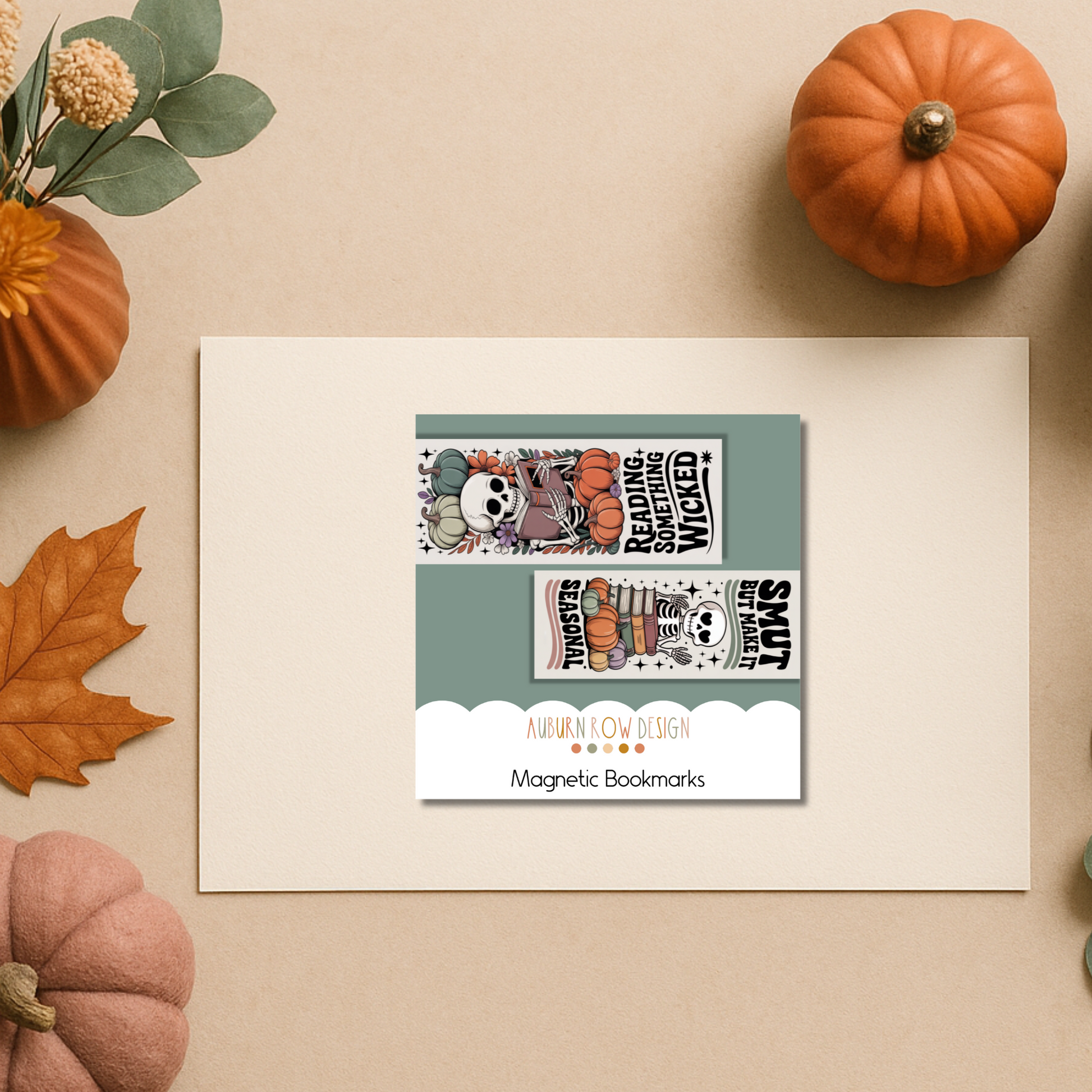 Smut Halloween Magnetic Bookmark Set
