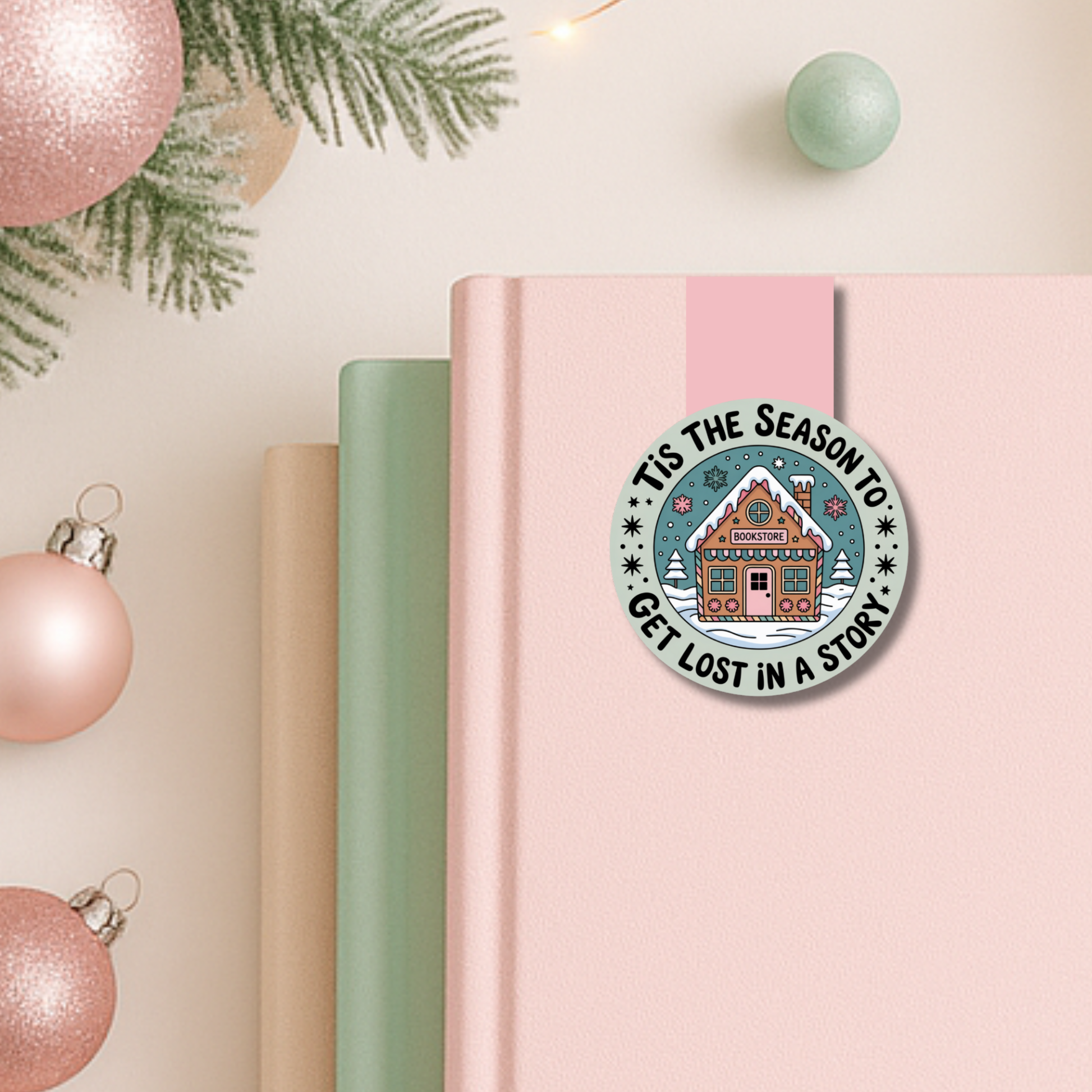 Christmas Magnetic Bookmark