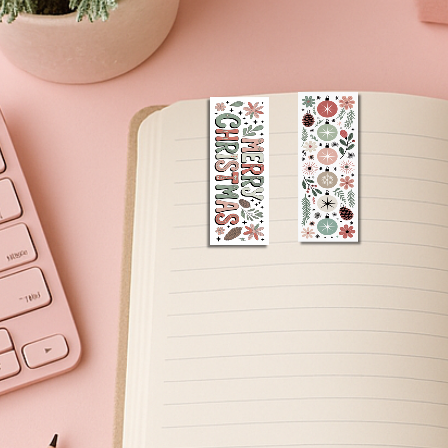 Christmas Magnetic Bookmark