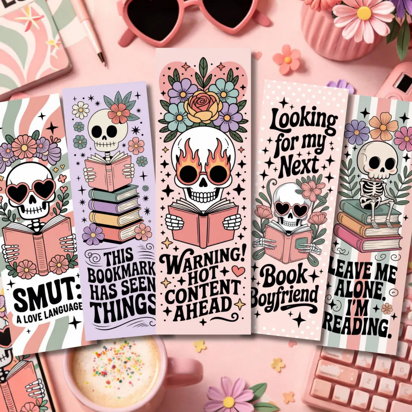 Printable Smut Dark Romance Bookmarks