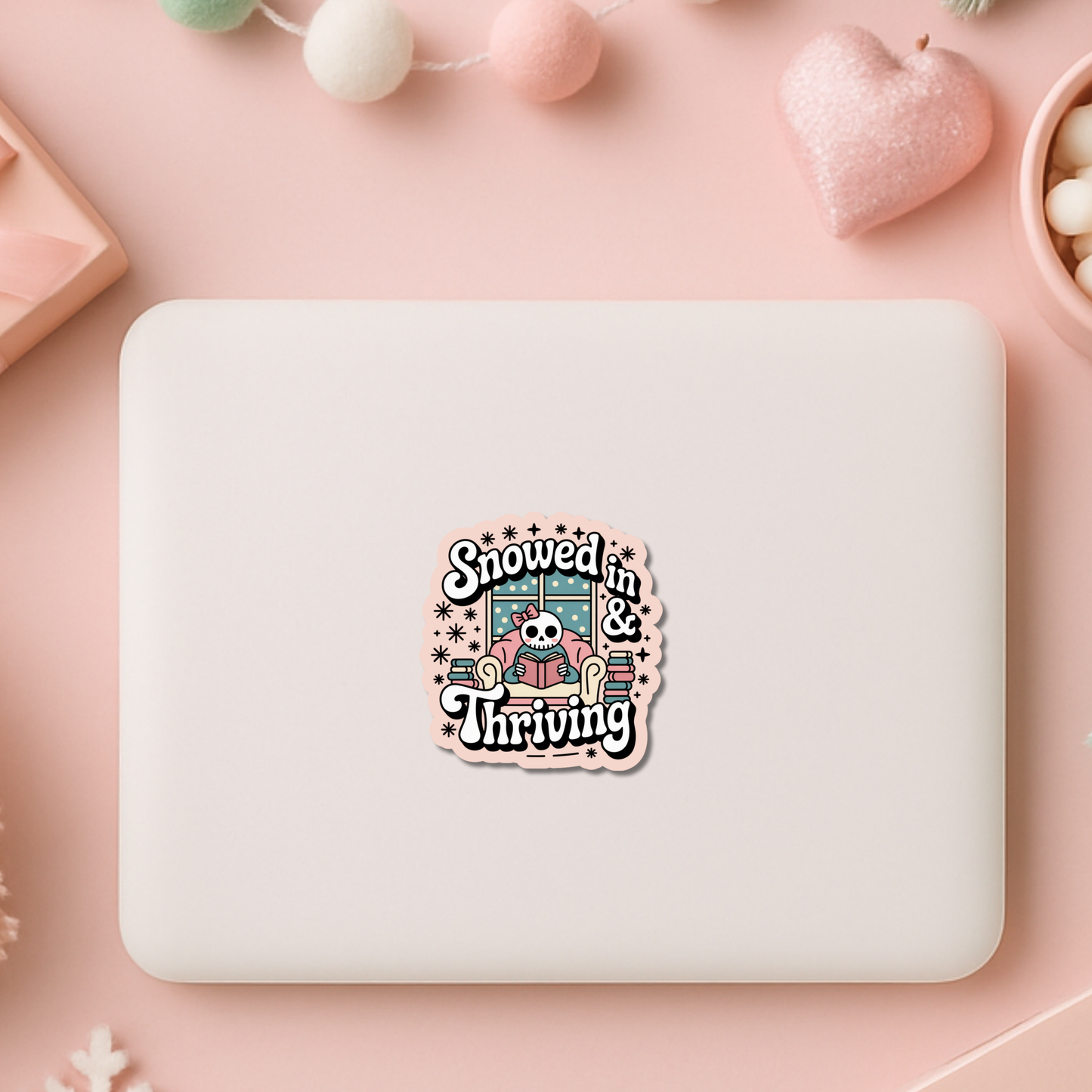 Bookish Christmas Sticker