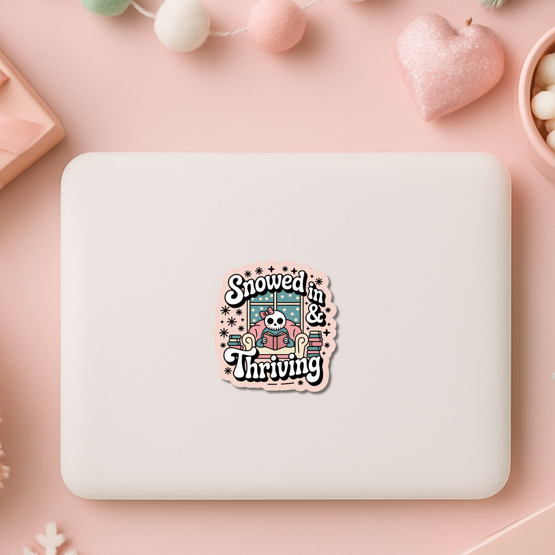 Bookish Christmas Sticker