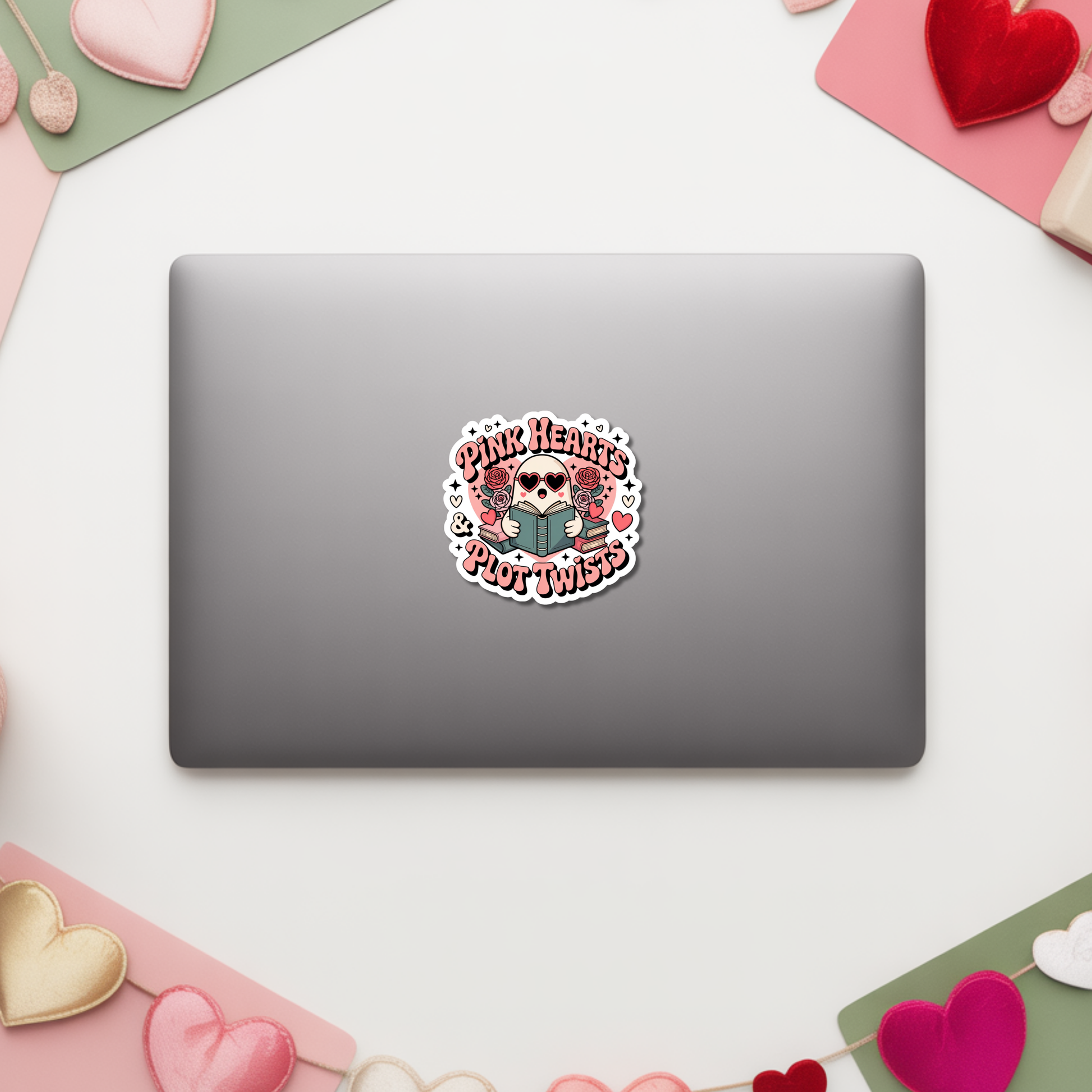 Valentines Day Bookish Sticker