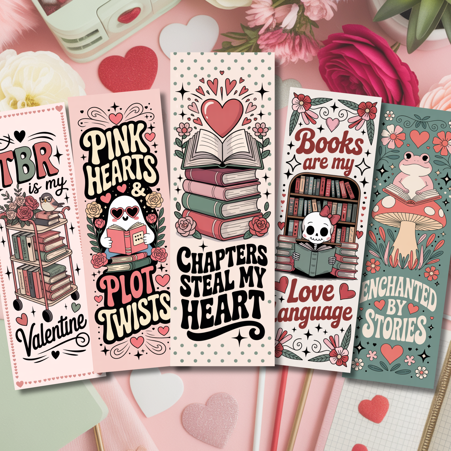 Valentines Bookmarks