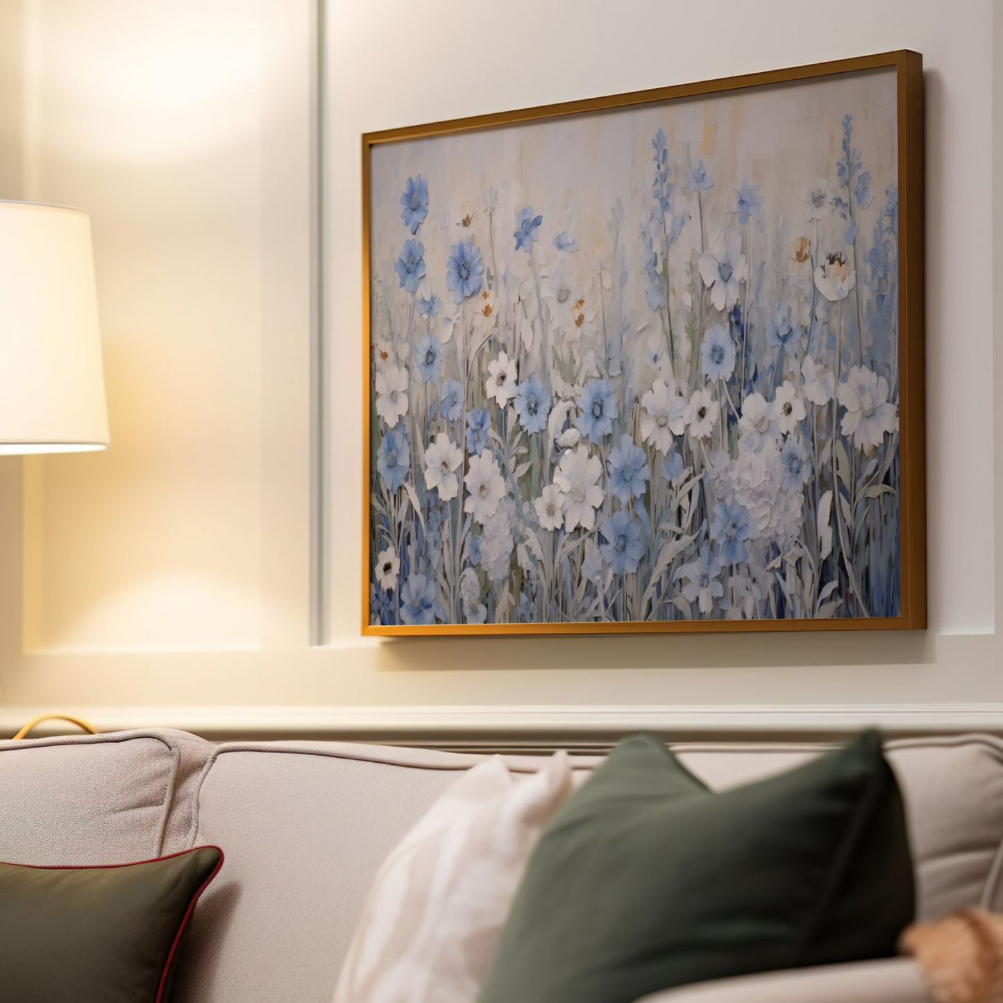 Blue Wildflower Printable Art