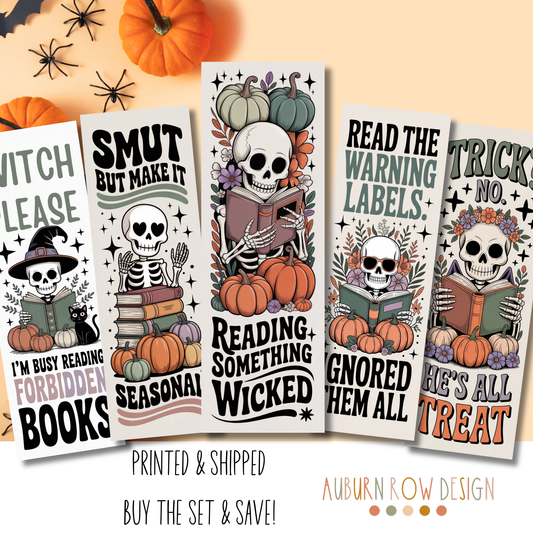Halloween Smut Bookmarks