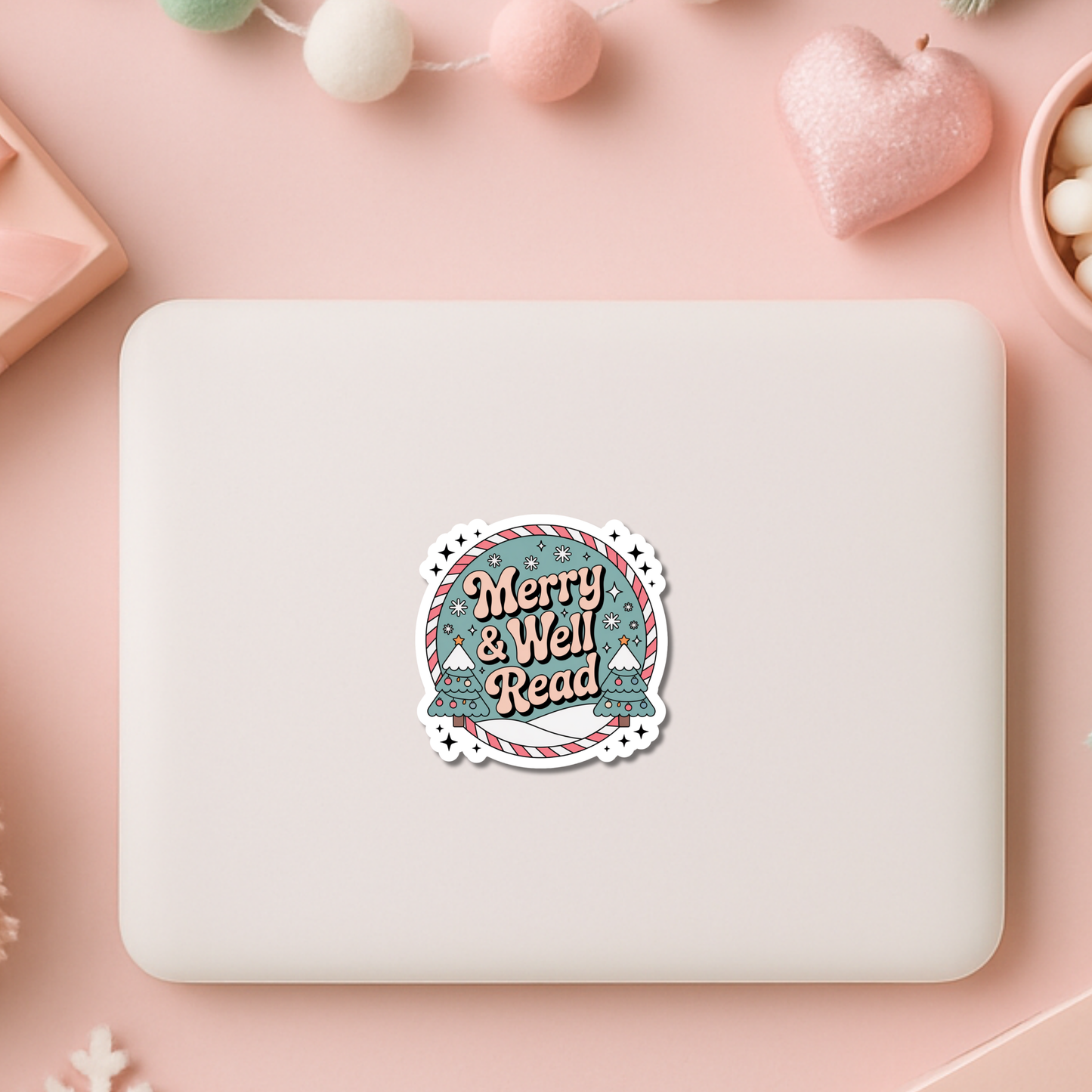 Bookish Christmas Stickers