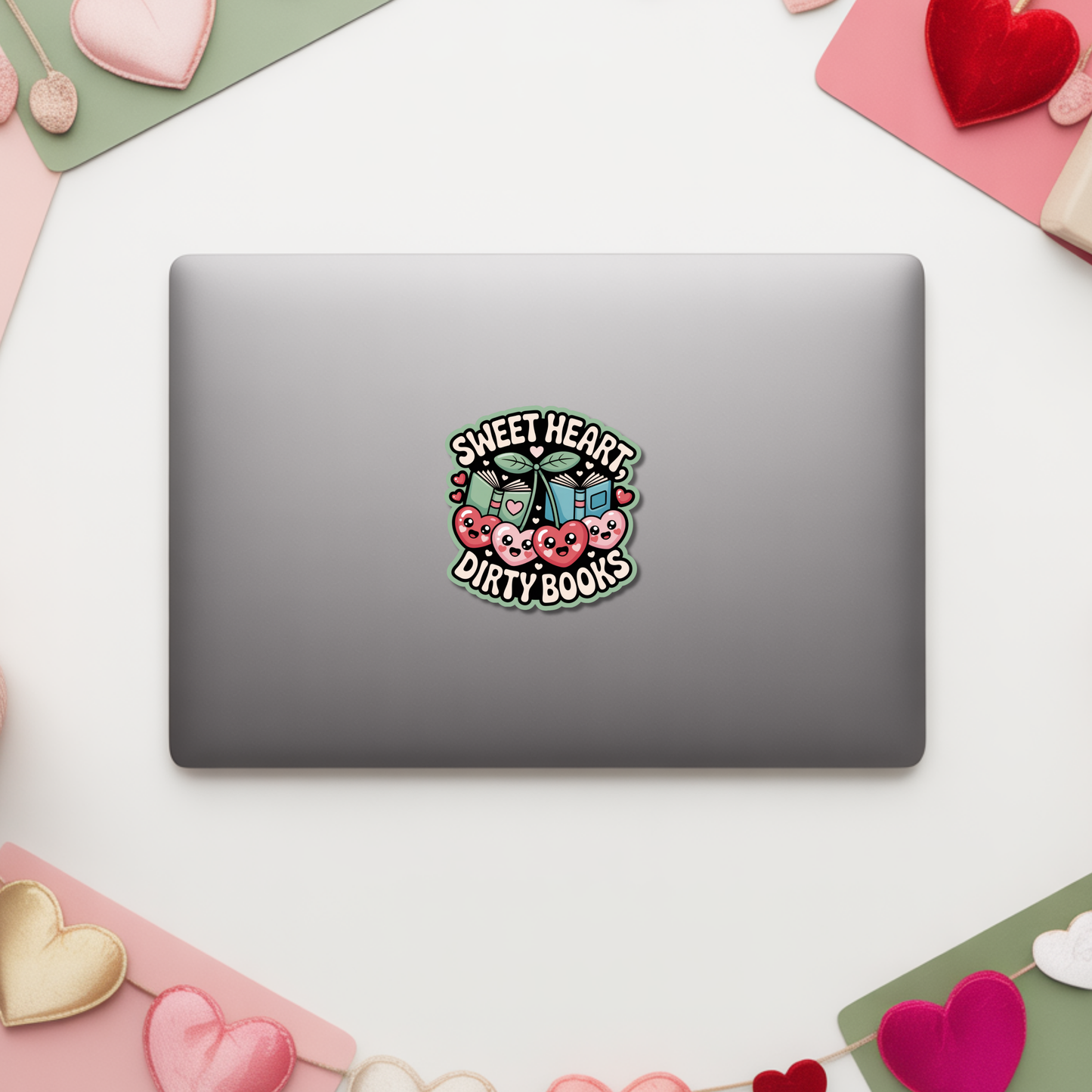 Sweet Heart Dirty Books Smut Reading Sticker