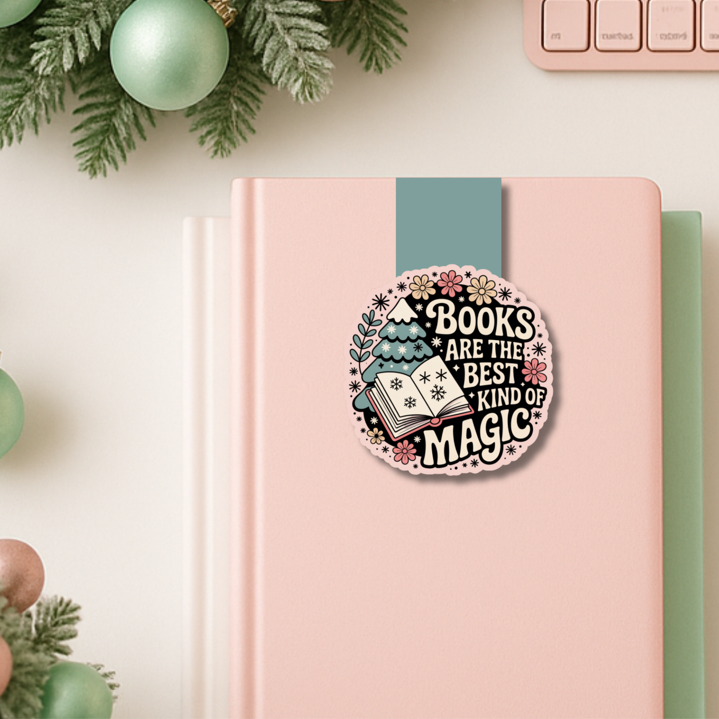 Christmas Magnetic Bookmark
