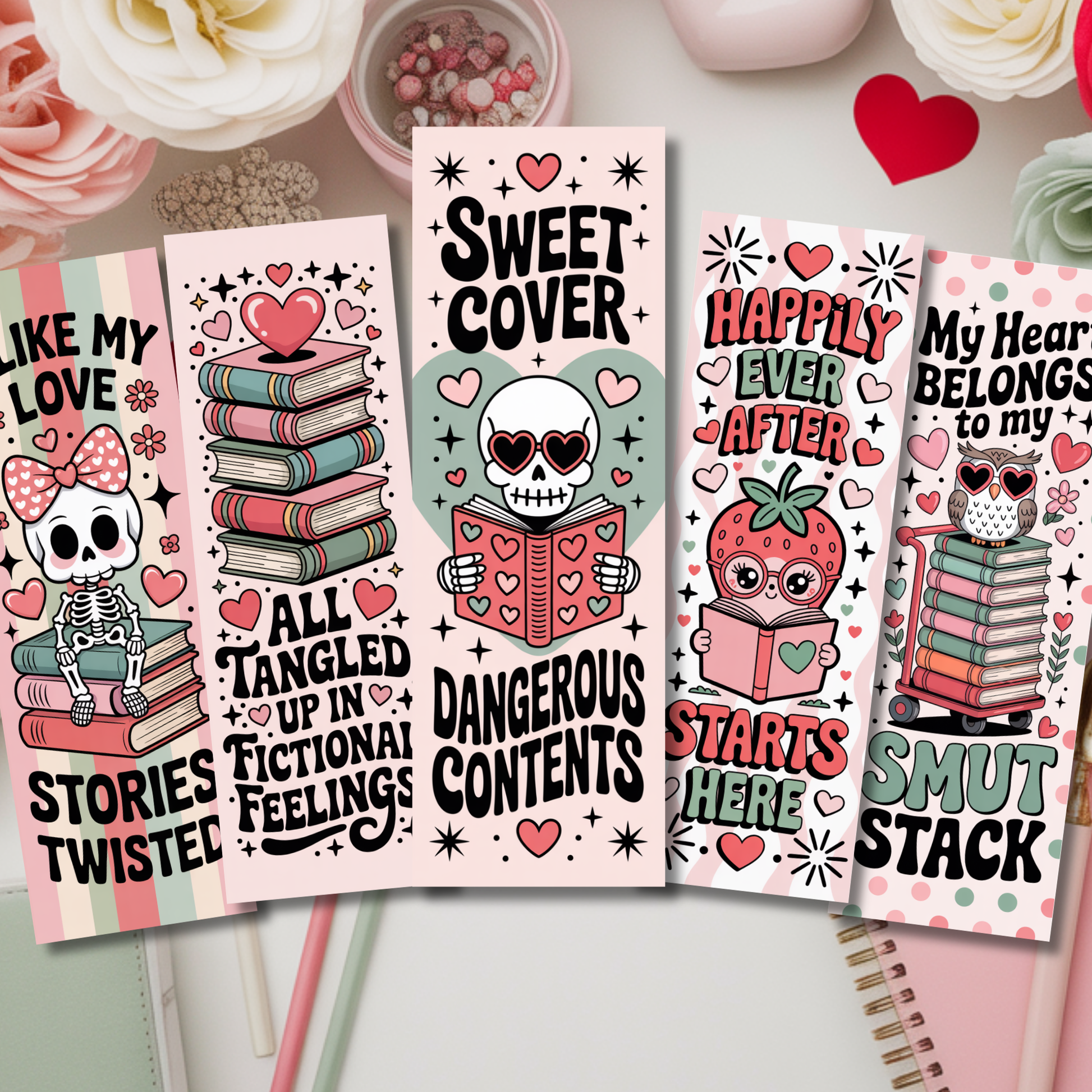 Valentines Day Bookmarks