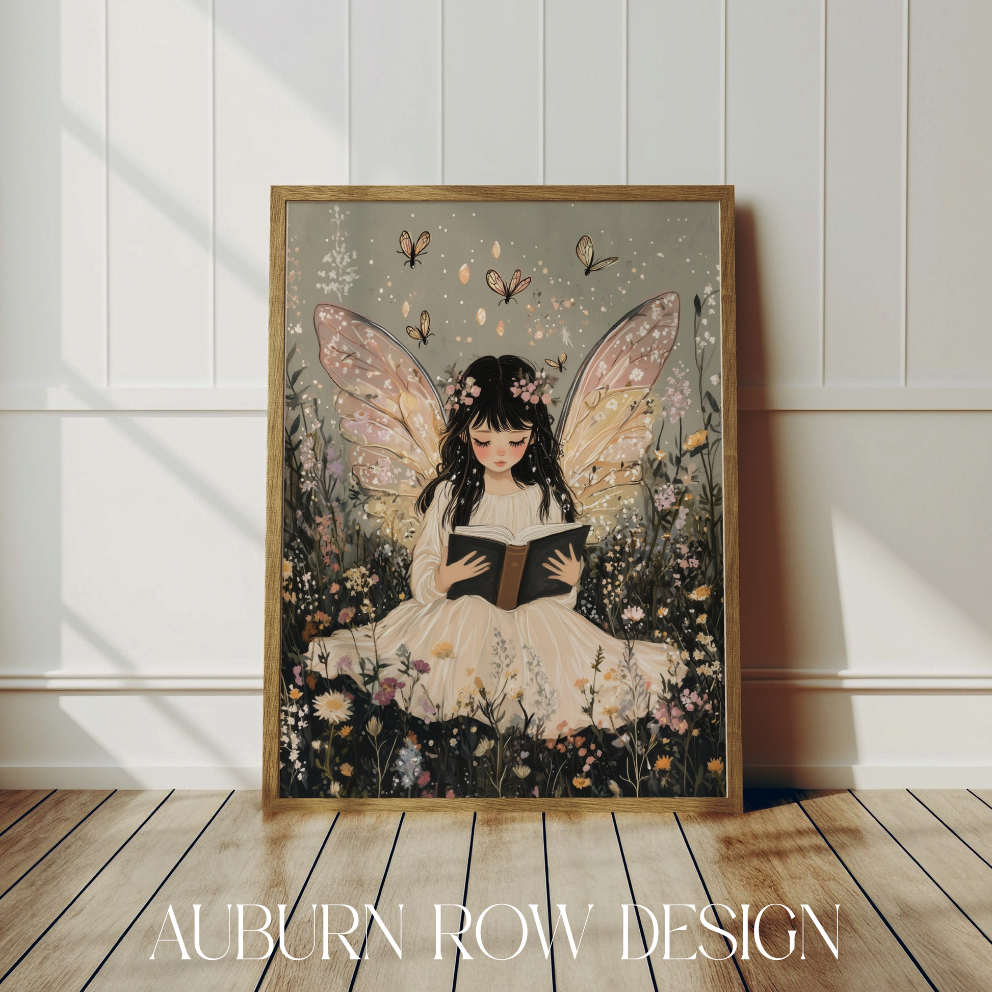 Fairy Bookshelf Art