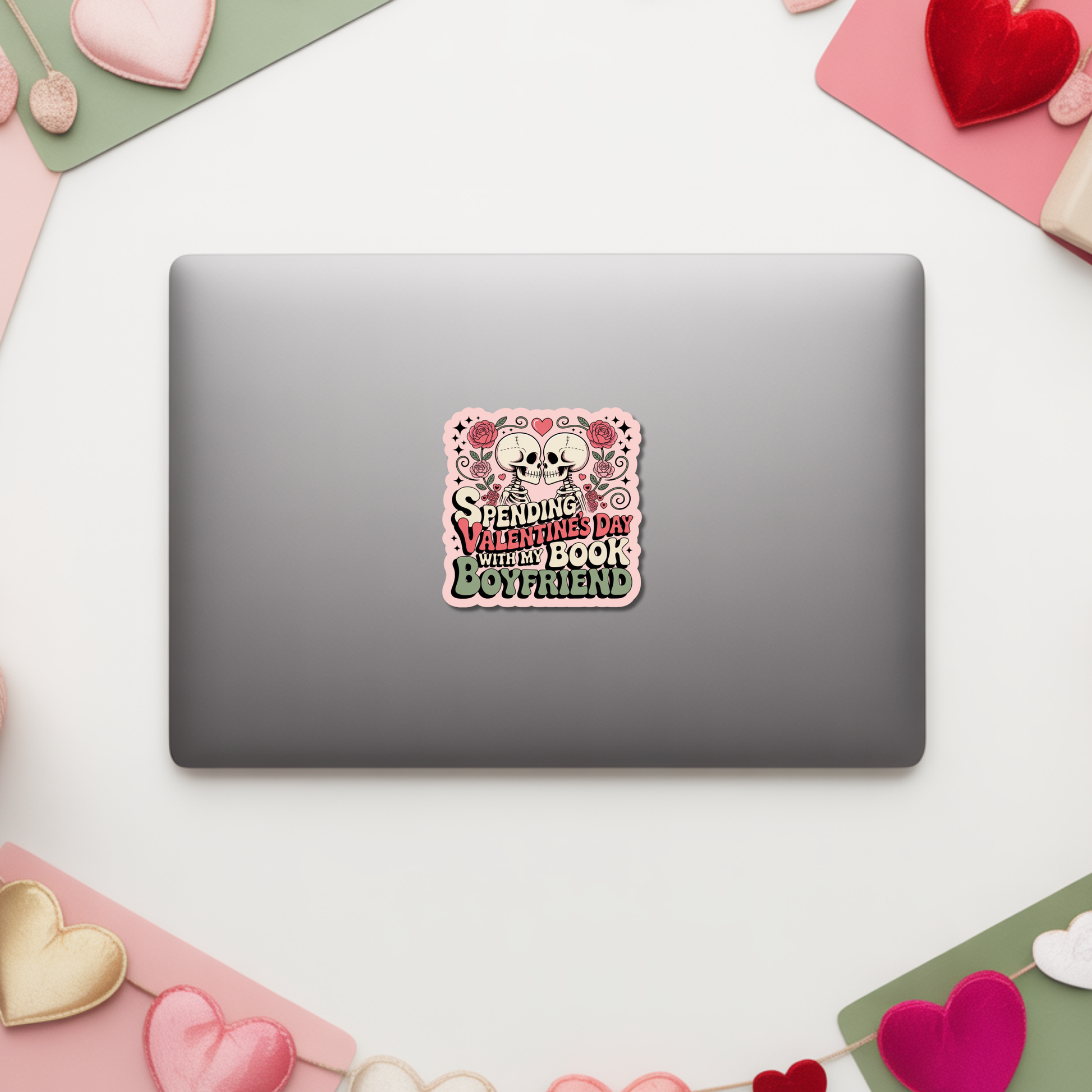 Valentines Day Bookish Sticker