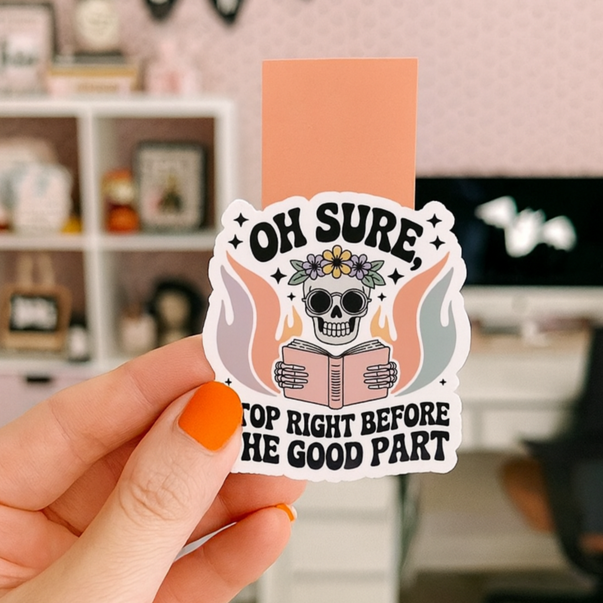 Skeleton Magnetic Bookmark
