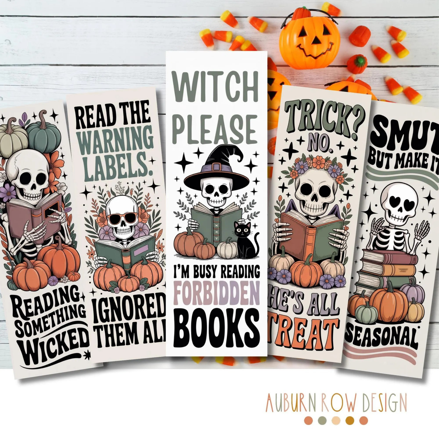 Printable Halloween Smut Bookmarks