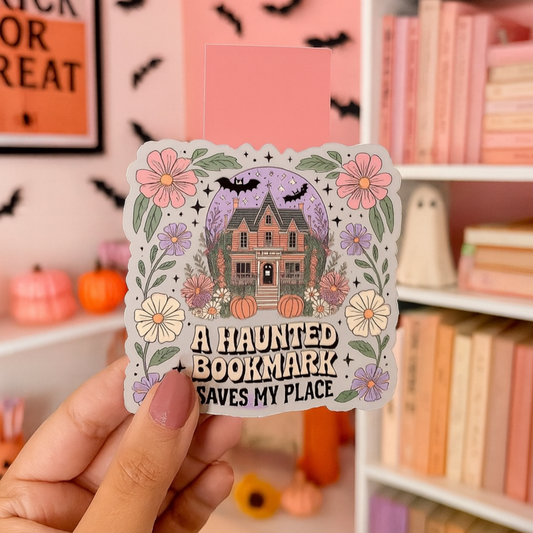 Haunted House Magnetic Bookmarks