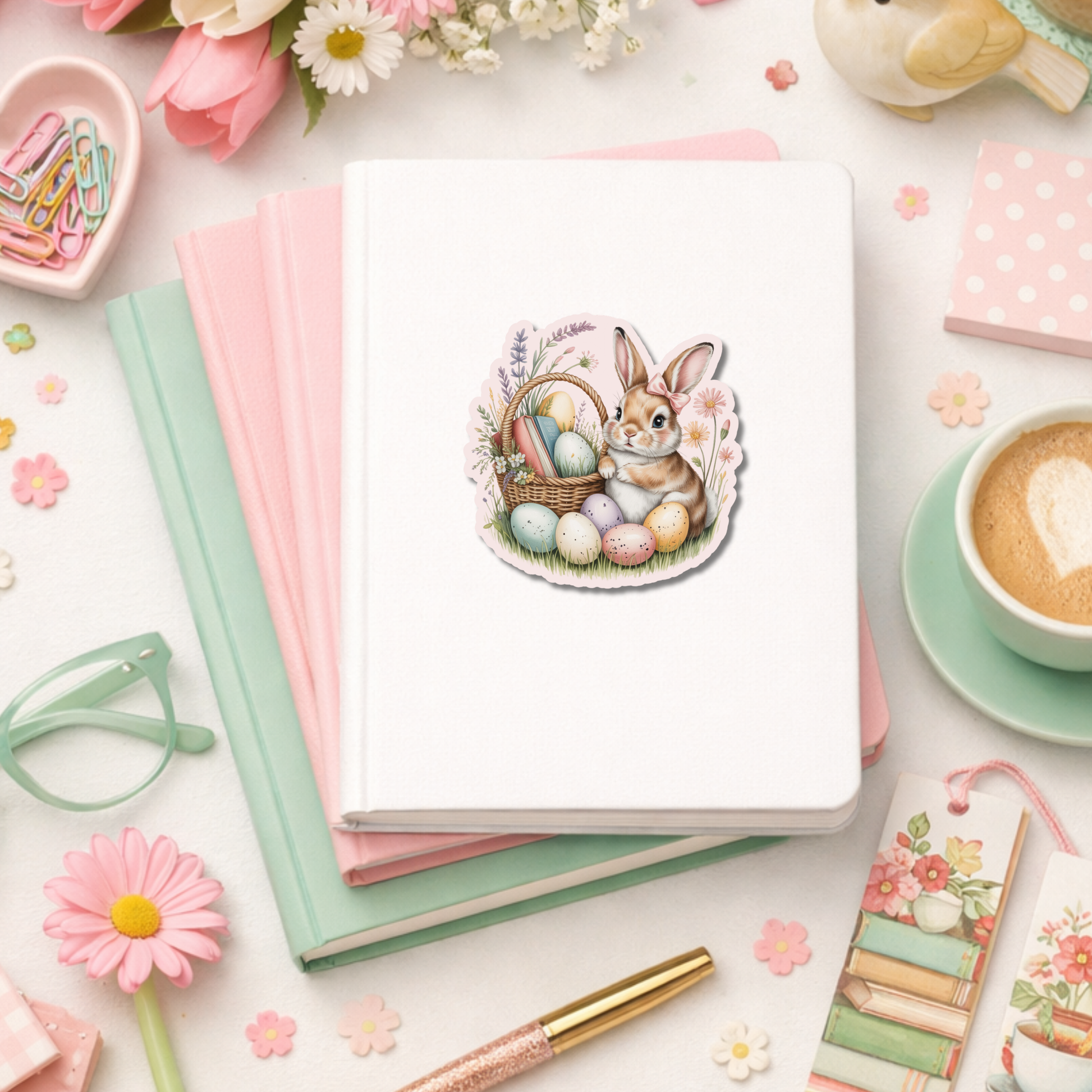 Easter Bookish Sticker