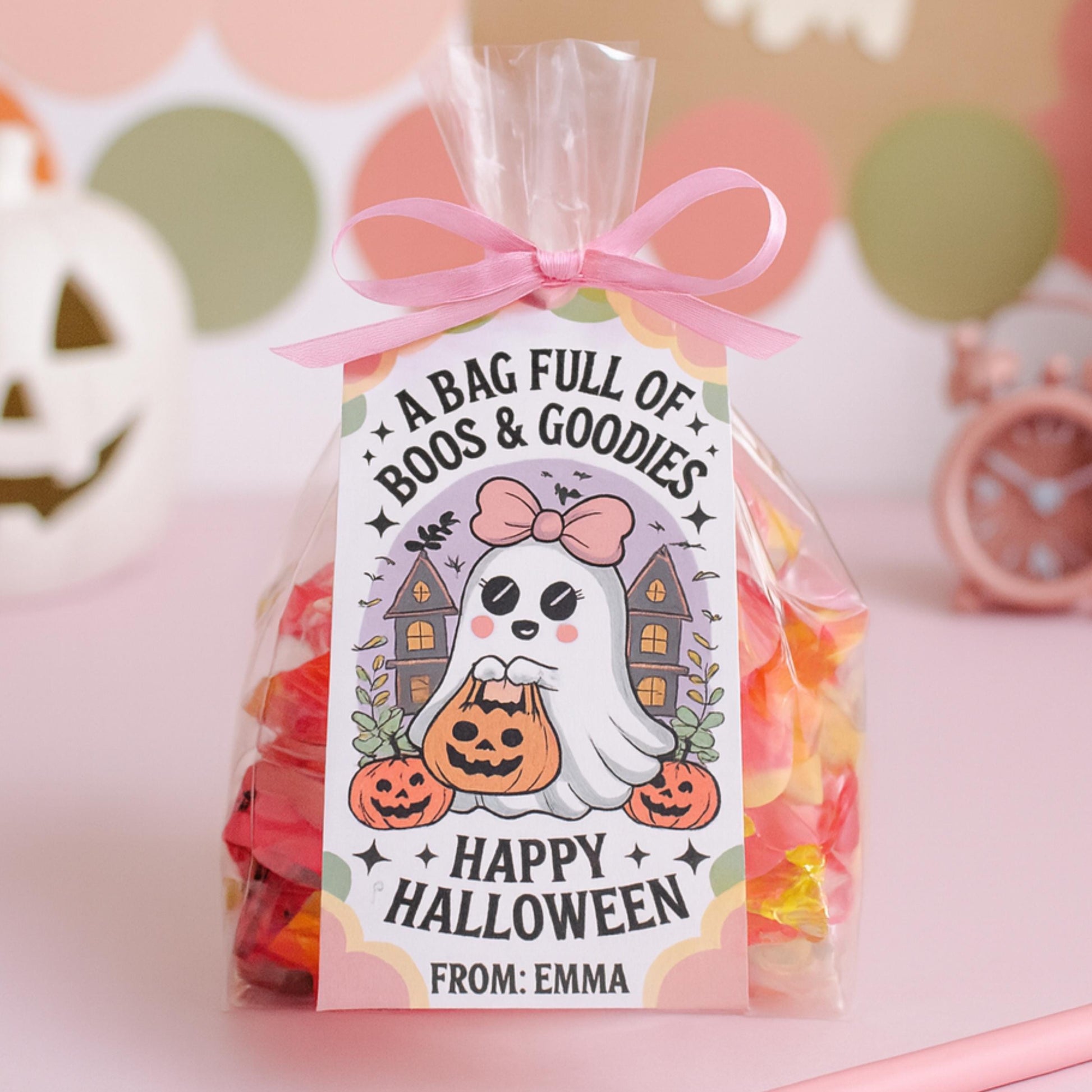 Printable Boo Bag Gift Tag