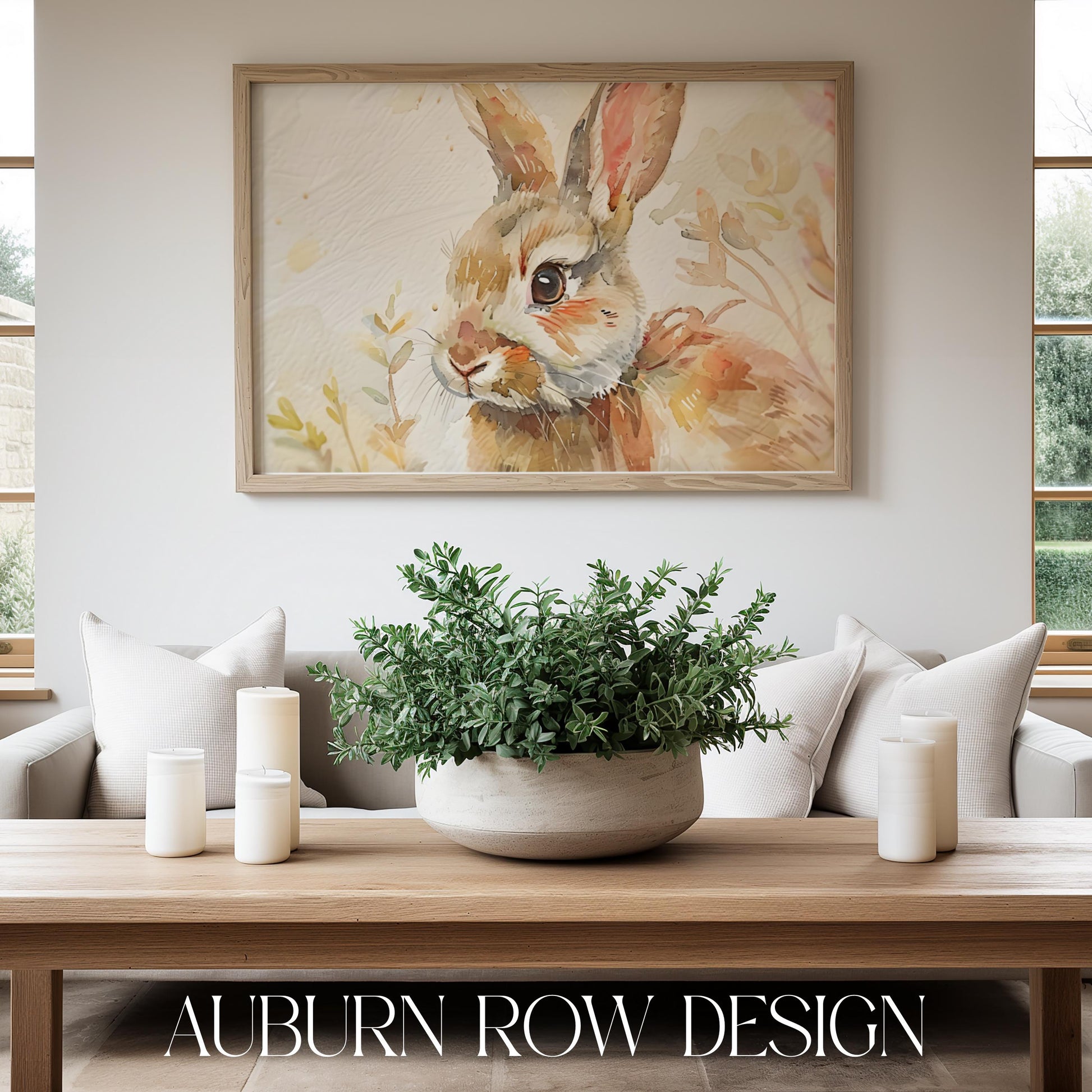 Easter Bunny Printable Wall Art