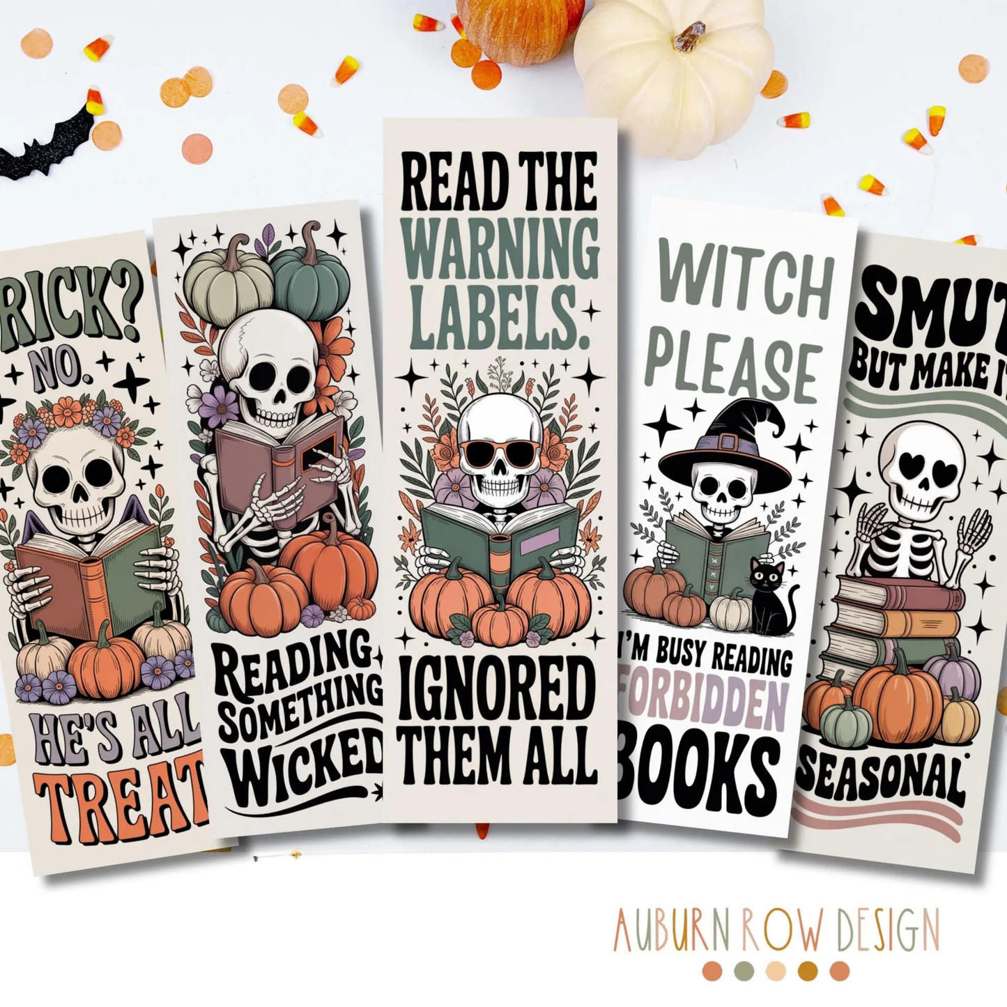 Printable Halloween Smut Bookmarks